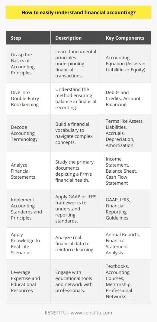 Financial Accounting: Who, What, When, Where,… | IIENSTITU