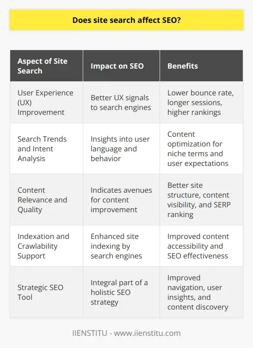 Unlock SEO Power with On-Site Search Data | IIENSTITU