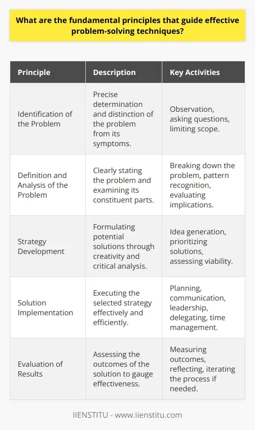 Problem Solving Principles Process Unlock Problem Solv. Skills: What's Involved? | IIENSTITU