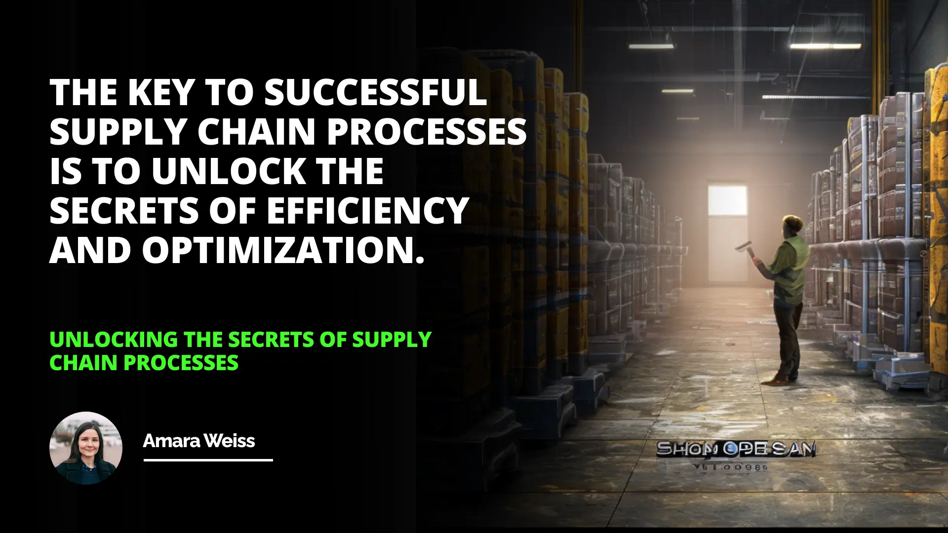 Unlocking the Secrets of Supply Chain Processes