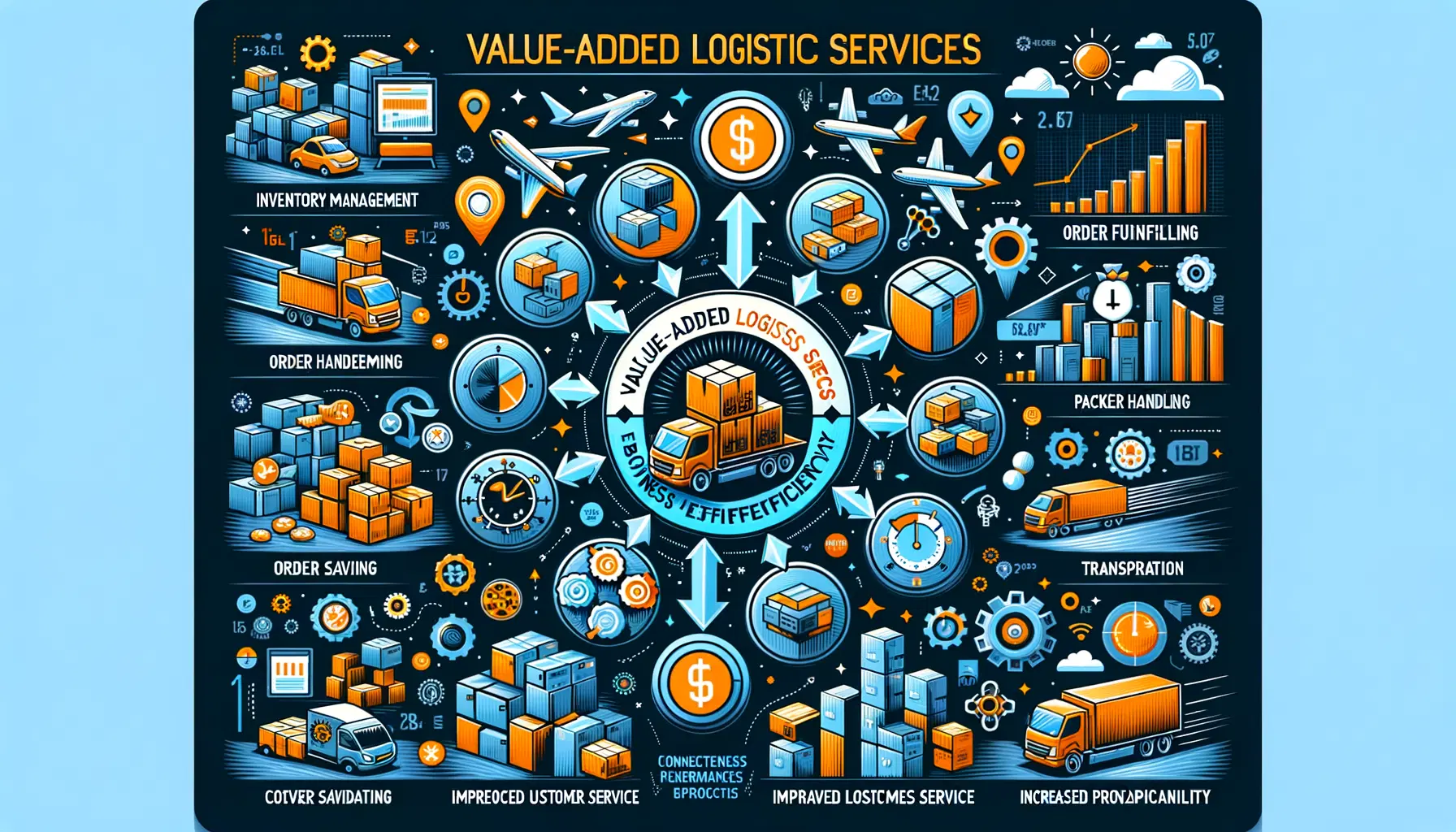 Assessing the Impact of Value-Added Logistics Services on Business Efficiency