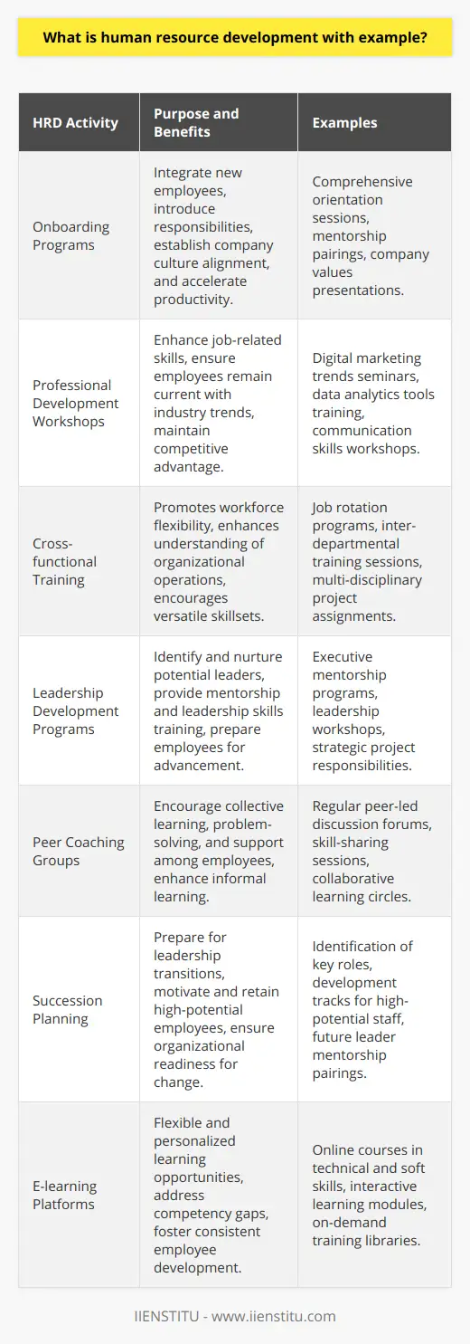 What Is The Development of Human Resources? | IIENSTITU