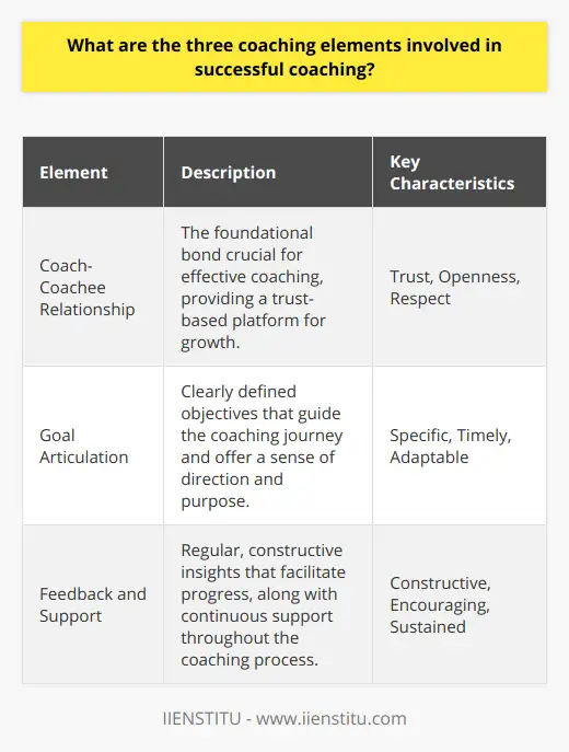 What Is The Secret To A Successful Coaching… | IIENSTITU