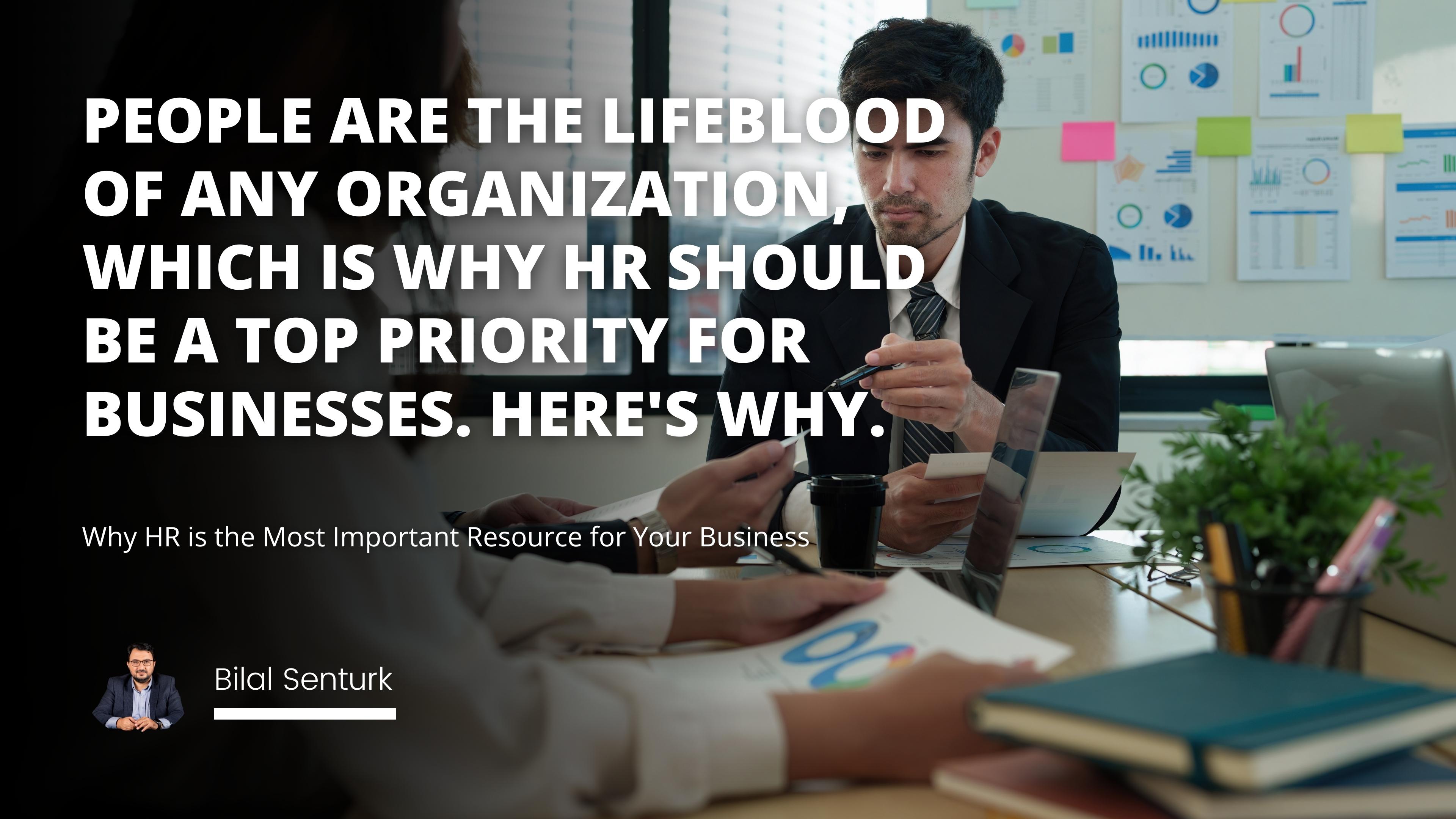Why HR is the Most Important Resource for Your Business