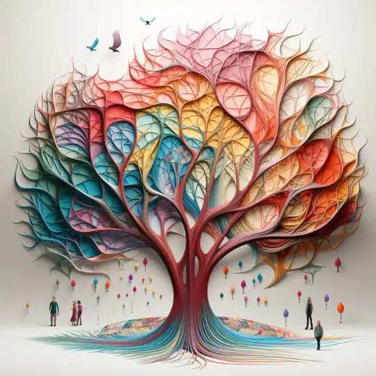 Exploring the diverse landscape of individual coaching reveals an intricate web of specialized pathways tailored to meet the distinct needs and aspirations of each person. To visually represent this rich and multifaceted world, we could conceptualize an image that captures the essence of individual coaching as a personalized journey towards growth and achievement. Imagine a tapestry, vast and vibrant, where each thread represents a different aspect of individual coaching—accountability, empowerment, motivational, transformational, performance, success, mindset, executive, leadership, career, sales, and business coaching. In the center of this tapestry stands a figure, the coachee, surrounded by a circle of coaches, each holding a lantern that sheds light on the path directly in front of them. These lanterns illuminate the unique roads leading from the coachee towards their respective goals, symbolizing the bespoke guidance provided in each coaching domain. The background of this tapestry is a rich mosaic of scenes depicting various successes, challenges overcome, and milestones achieved, each scene illuminated by the light from the lanterns, showcasing the transformative journey of personal and professional development. The figure in the center, poised to take a step forward, holds a compass in one hand—representing their inner drive and direction—and a key in the other, symbolizing the potential unlocked through the partnership with their coach.