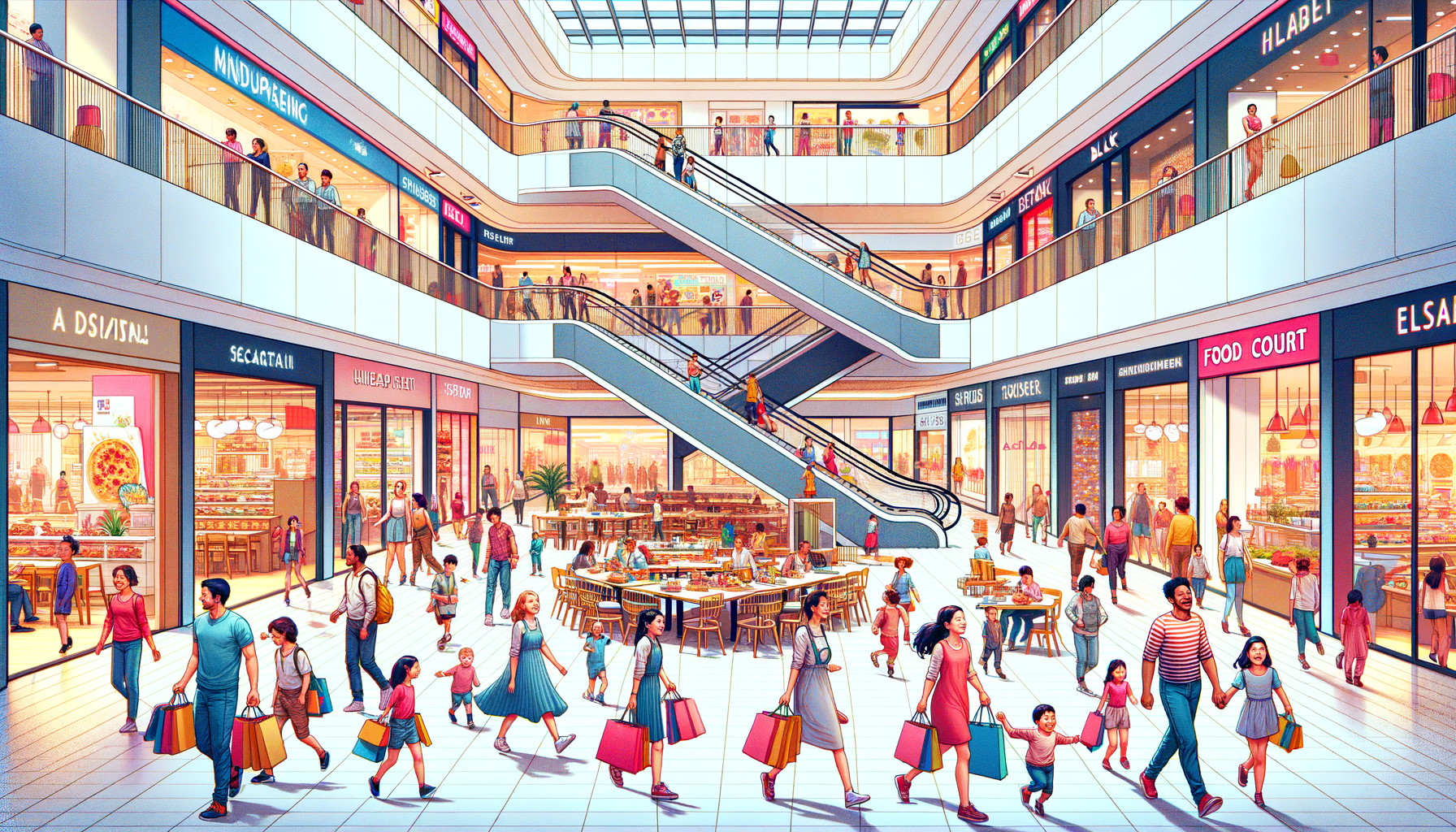 Almanca Cümleler: Bir Alışveriş Merkezinde Gezerken