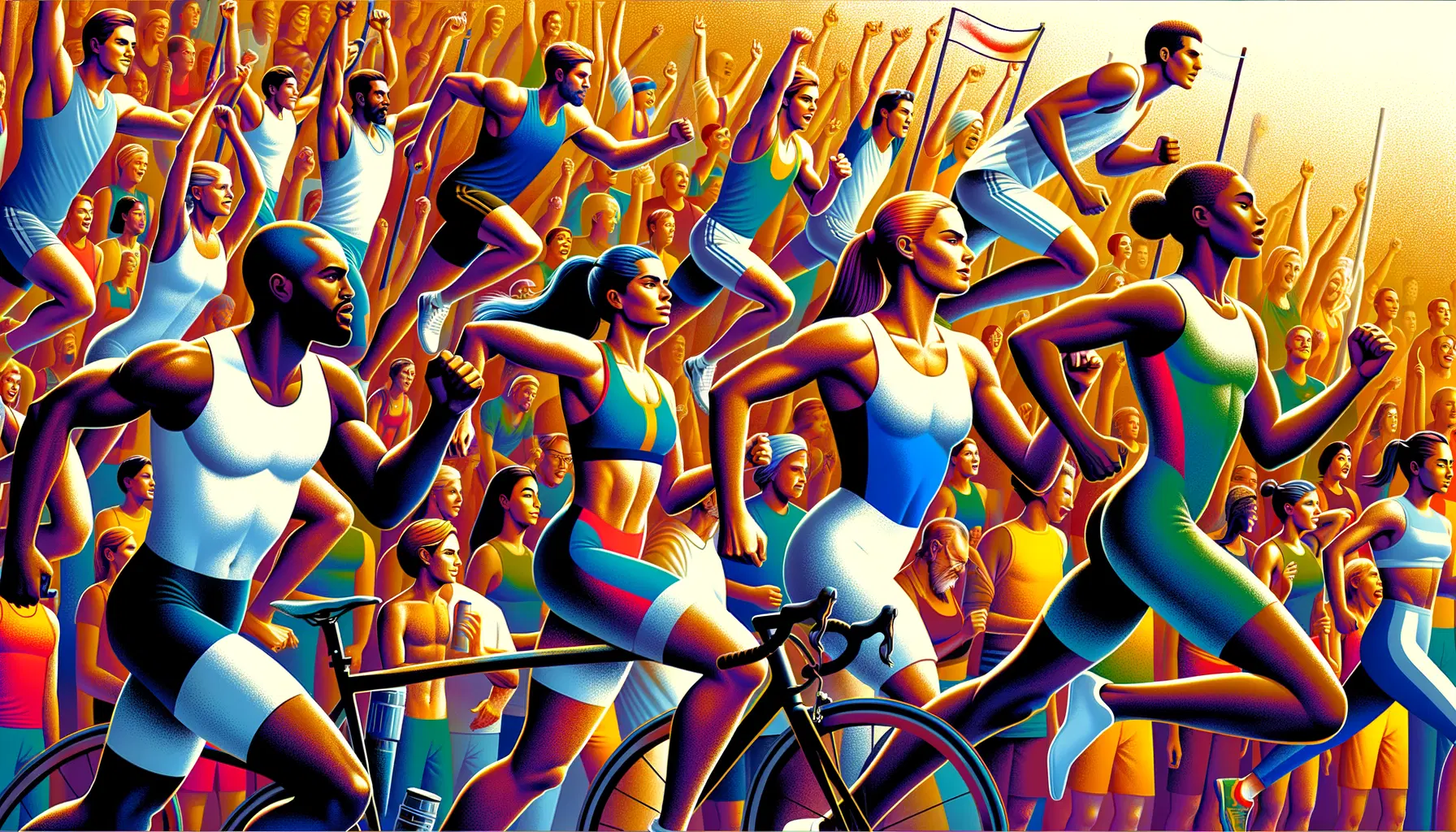 Almanca Cümleler: Spor Etkinliğinde Yarışırken