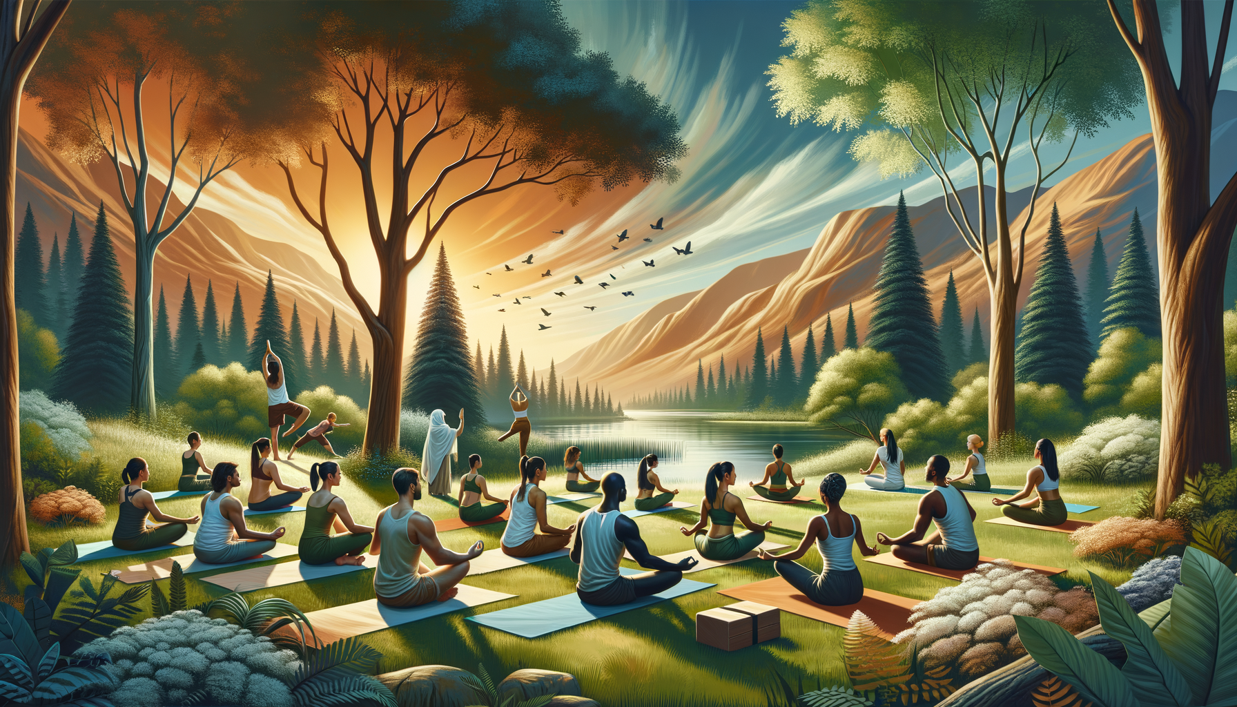 Almanca Cümleler: Yoga Retirosuna Katılırken