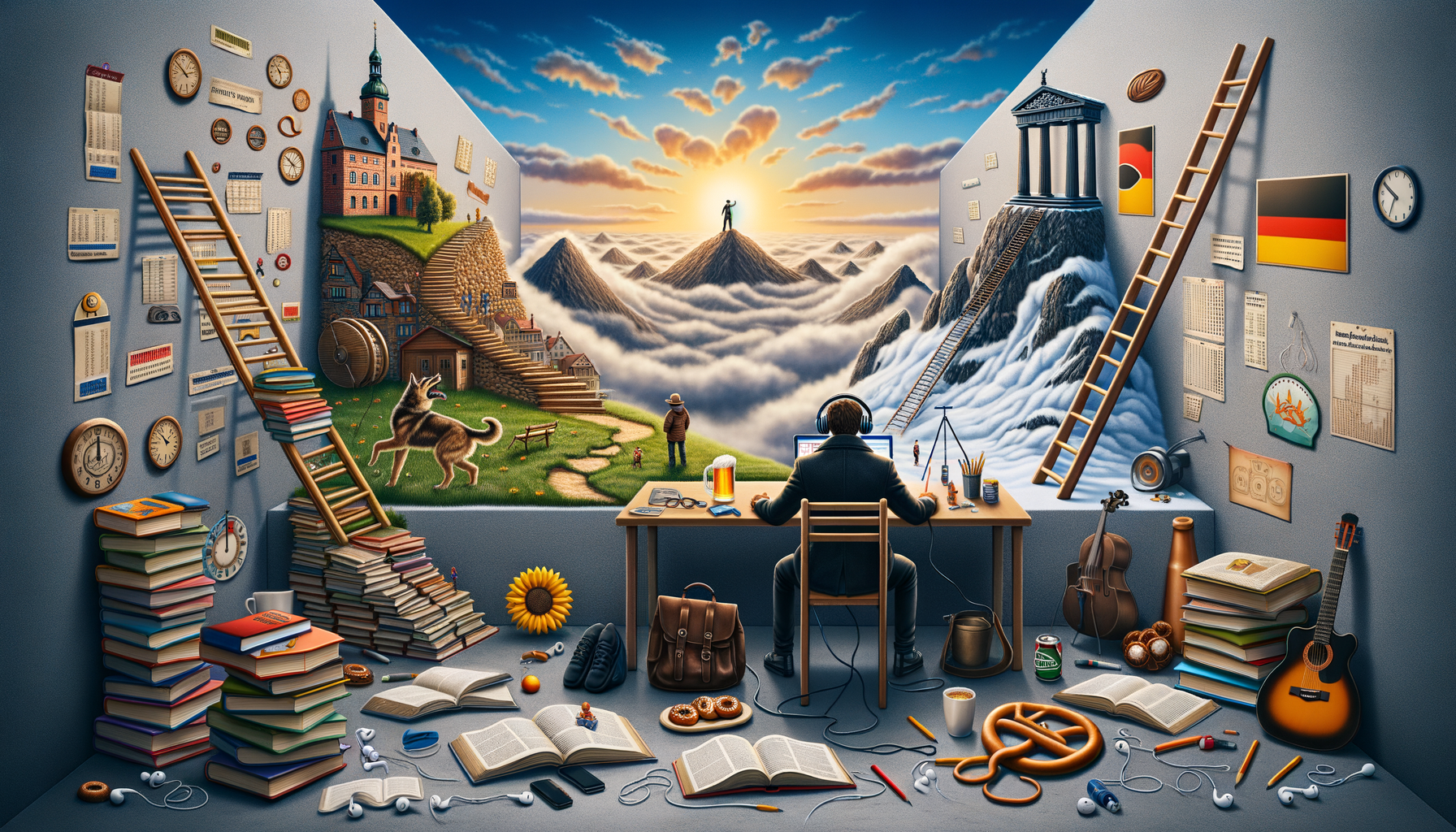 Almanca Konuşmak: Kendi Kendine Motive Olmaya Çalışırken