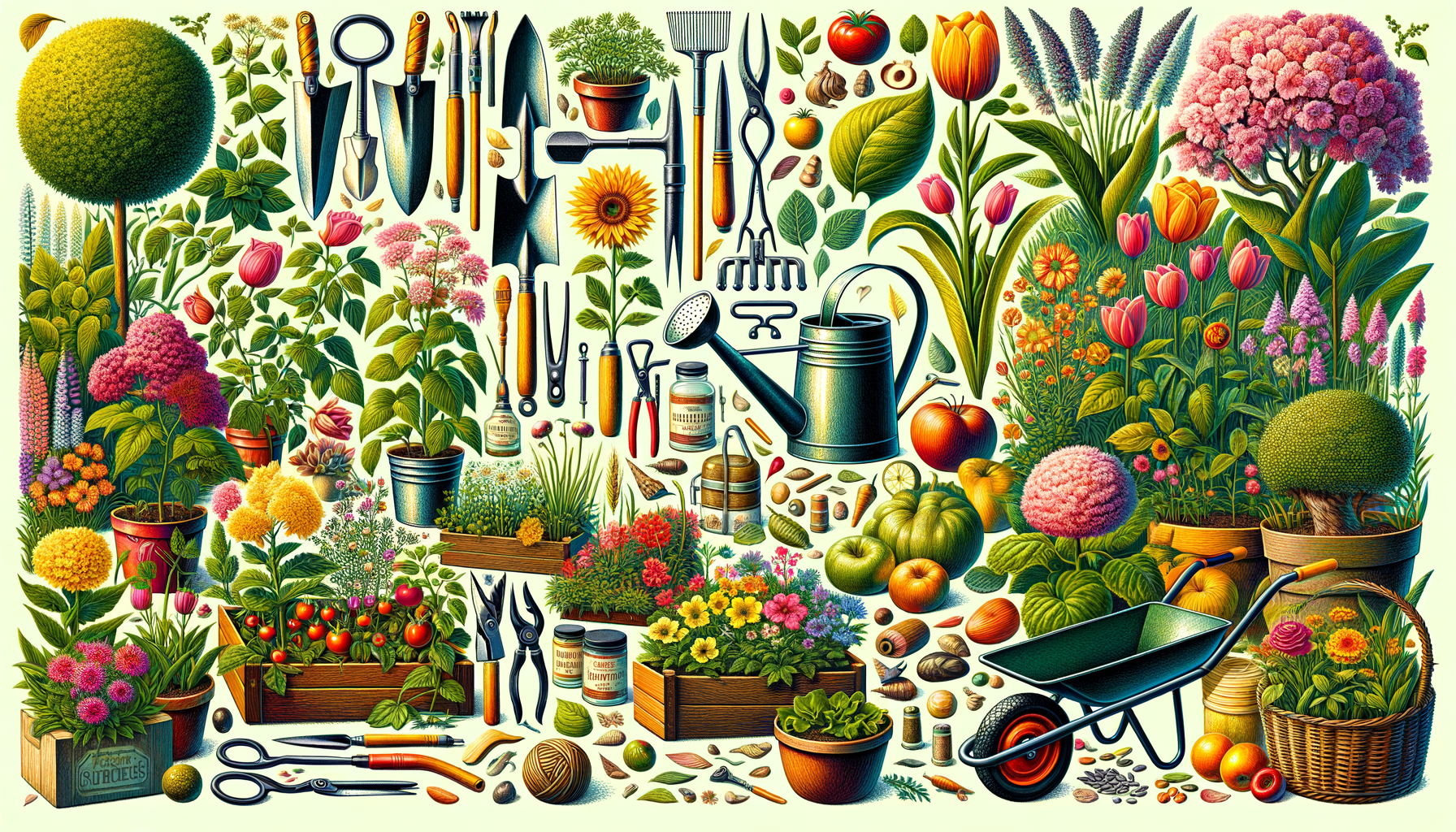 Arap Bahçeciliği: Bahçe Terimleriyle Arapça