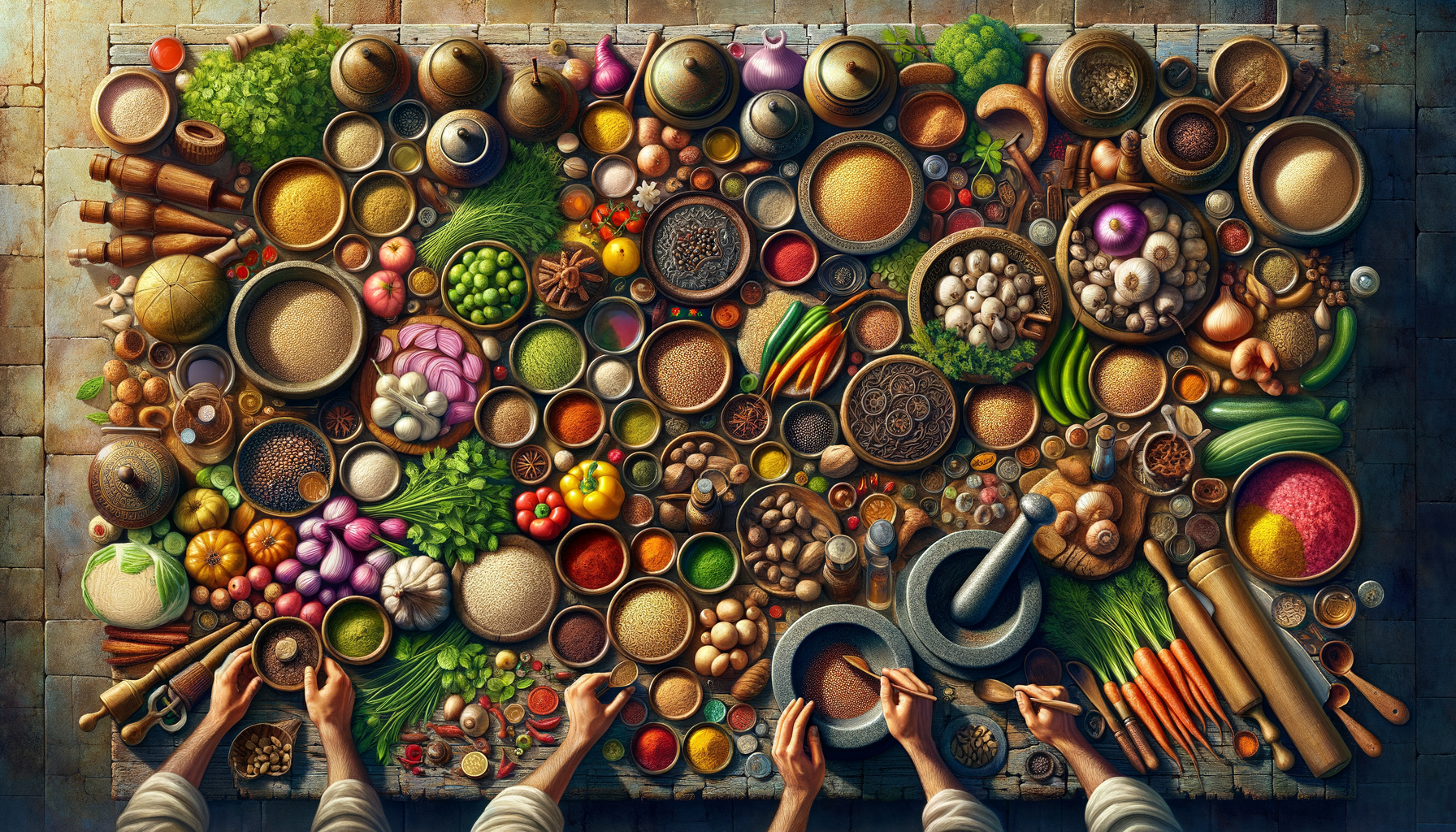 Arap Mutfağında Bir Gün: Yemek Hazırlığı İçin İfadeler