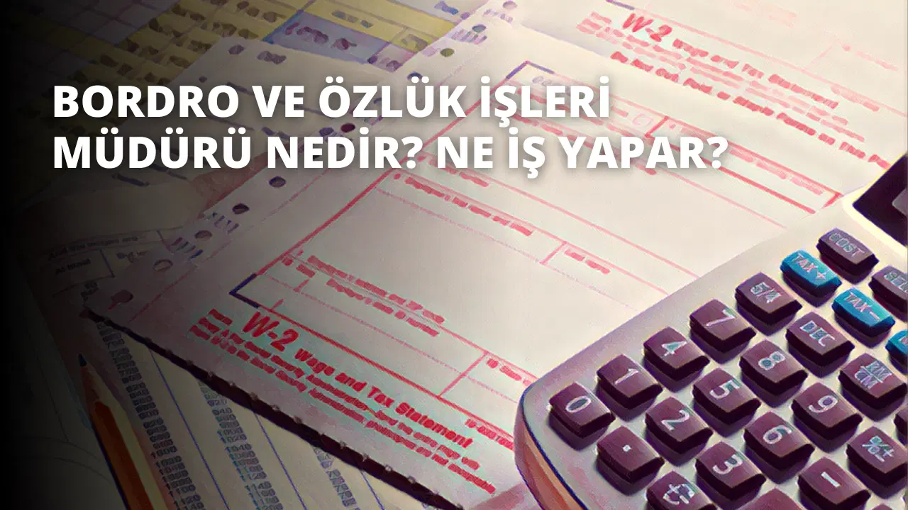 Bordro ve Özlük İşleri Müdürü Nedir? Ne İş Yapar?