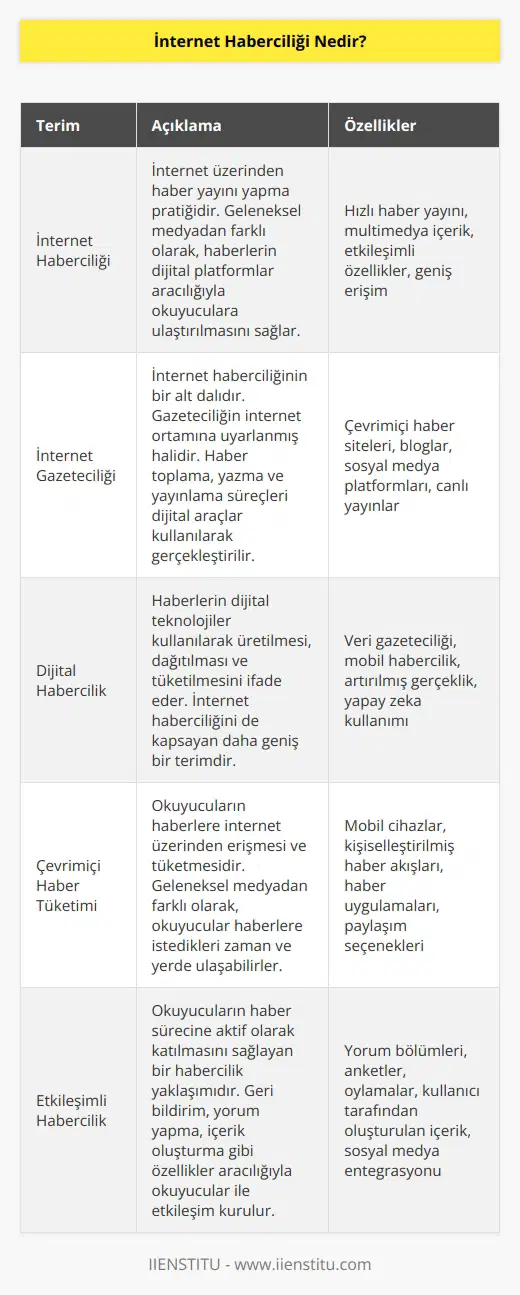 Yalnızca internet üzerinden haber yayını yapmak demektir. İnternet gazeteciliği de denilmektedir. Bilginin veya haberin internet aracılığıyla bilgisayar ekranından okuyucularına ulaştırılmasıdır.