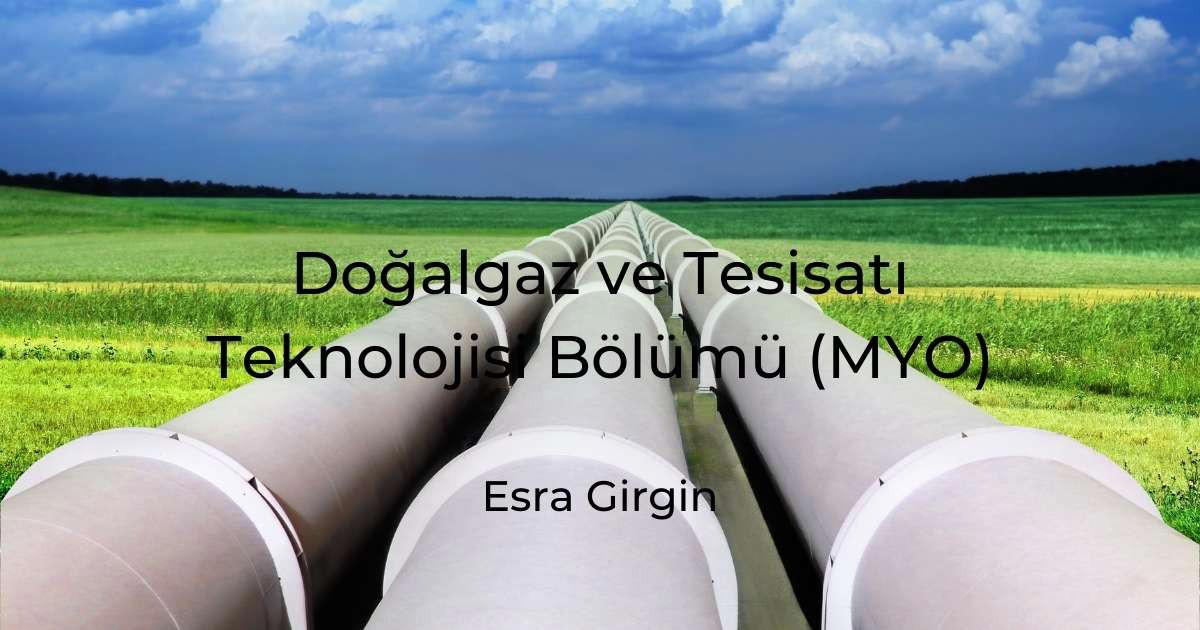 Doğalgaz ve Tesisatı Teknolojisi Bölümü (MYO)