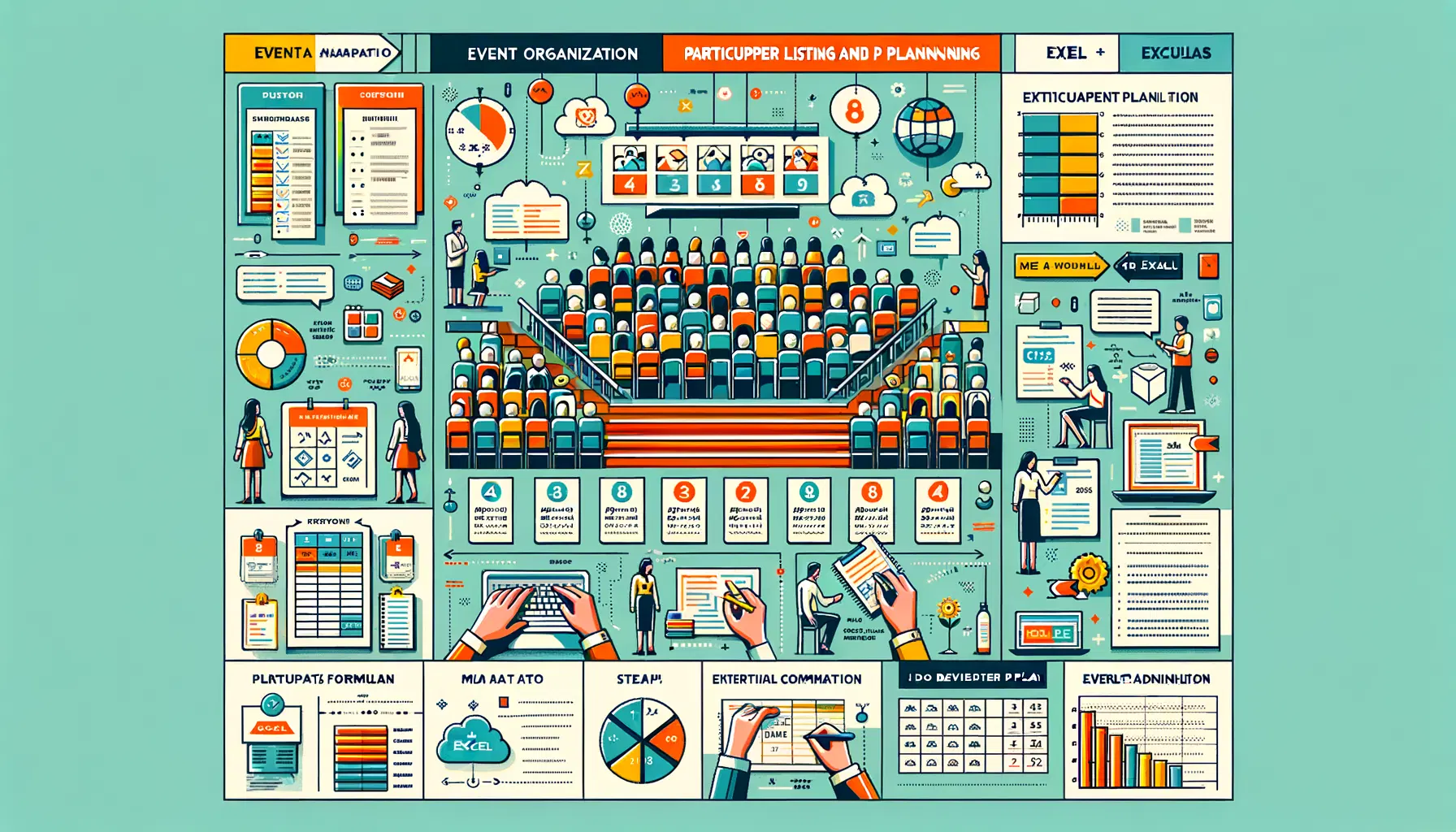 Etkinlik Organizasyonu: Excel Formülleriyle Katılımcı Listesi ve Planlama