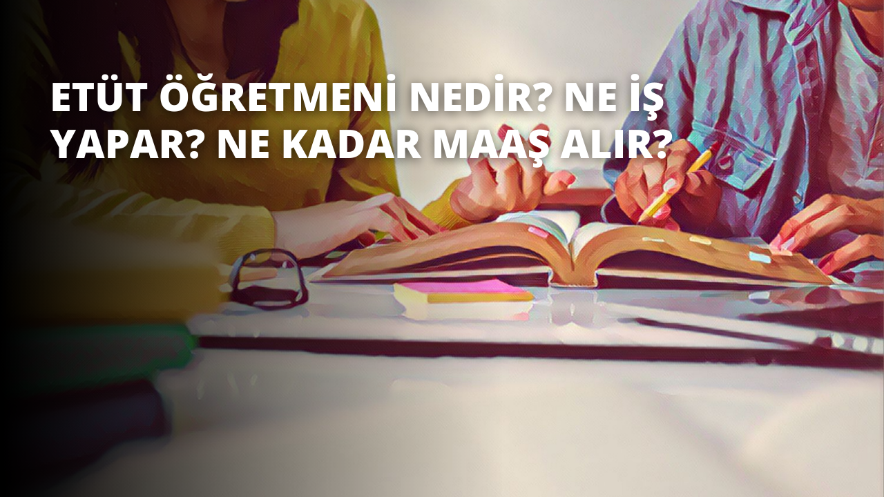 Etüt Öğretmeni Nedir? Ne İş Yapar? Ne Kadar Maaş Alır?