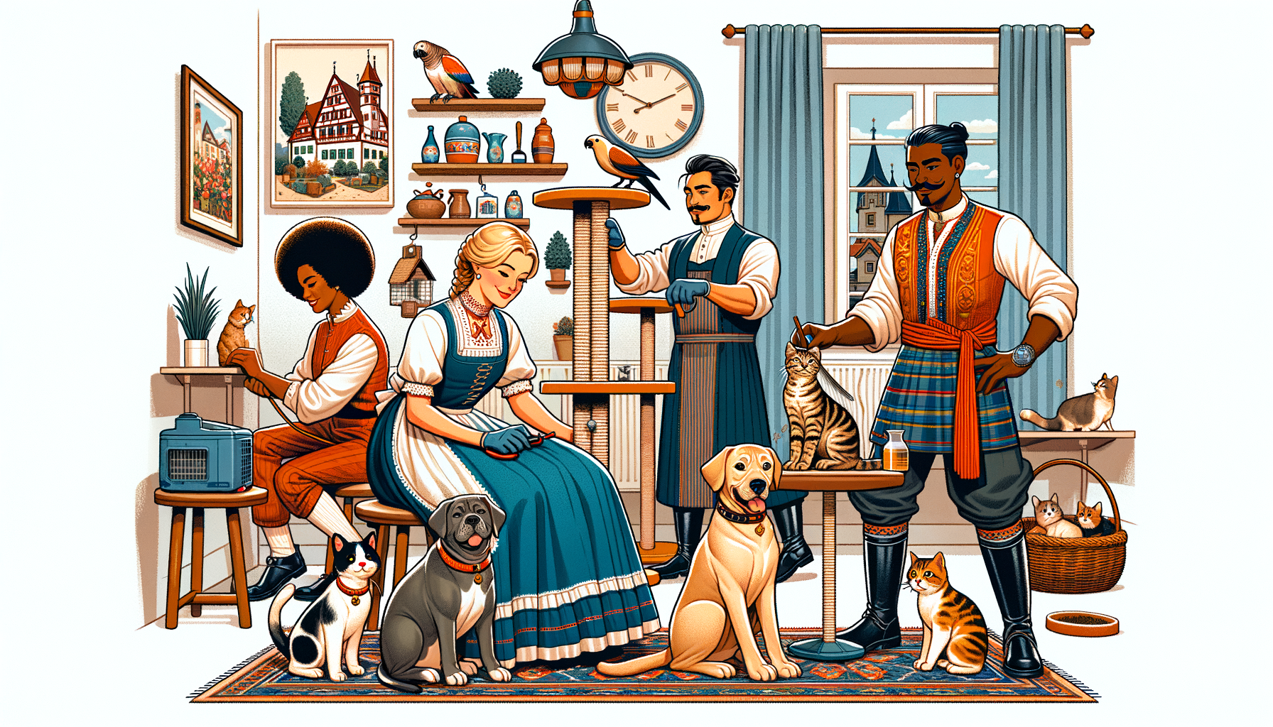 Evcil Hayvanlar ve Bakımları Hakkında Almanca İfadeler