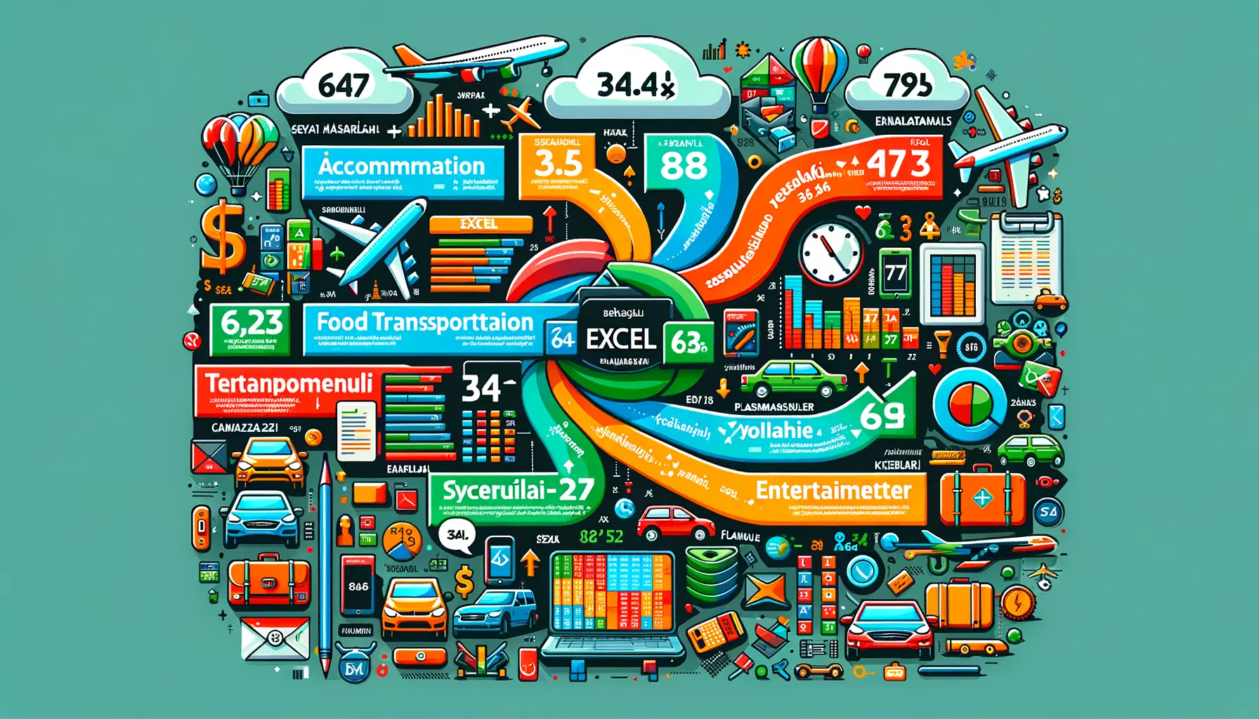 Excel'de Yolculuk Giderleri ve Planlaması İçin Formüller