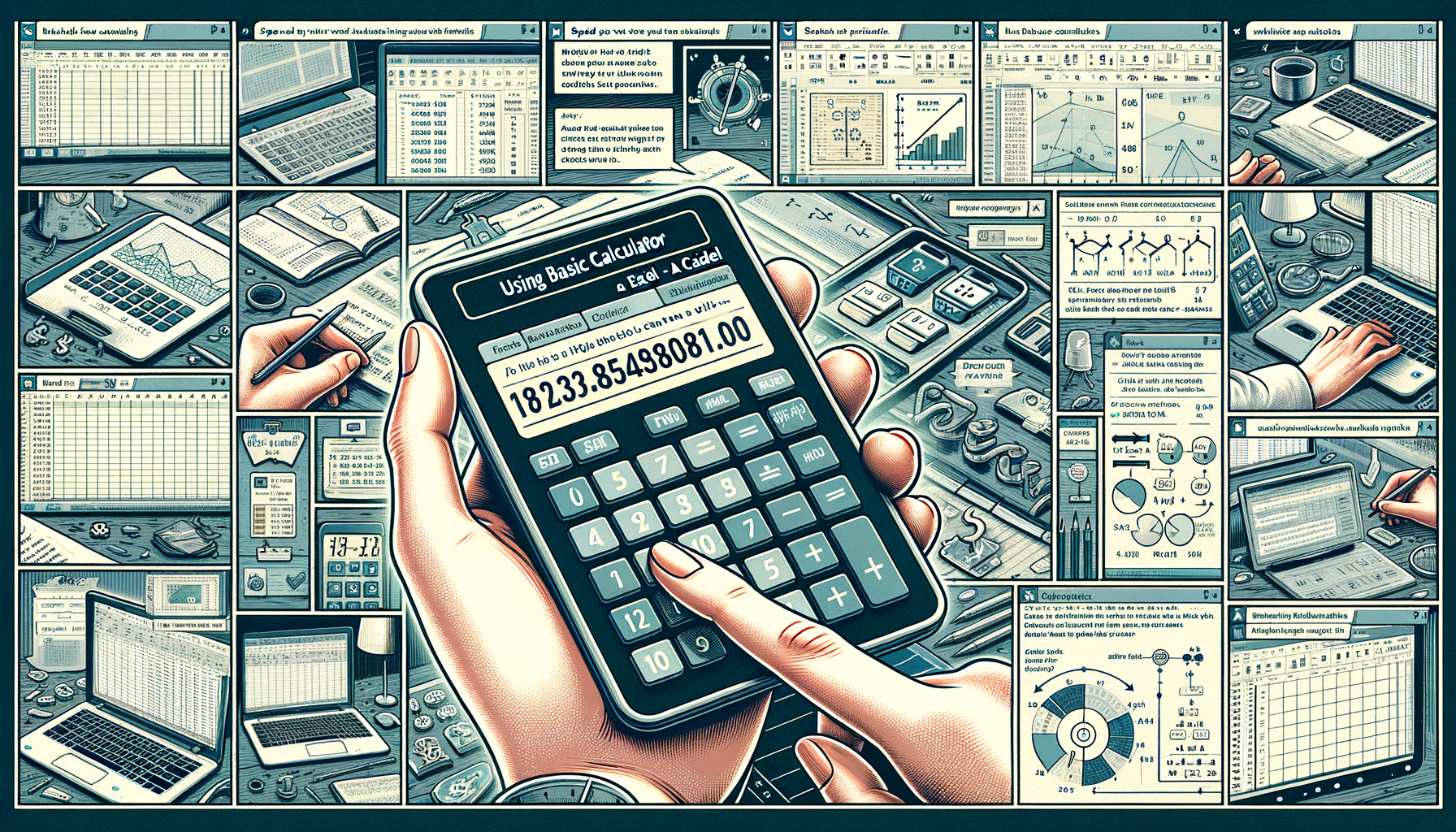Excel'de Basit Hesap Makinesi Kullanımı
