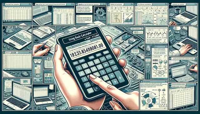 Excel'de Basit Hesap Makinesi Kullanımı | IIENSTITU