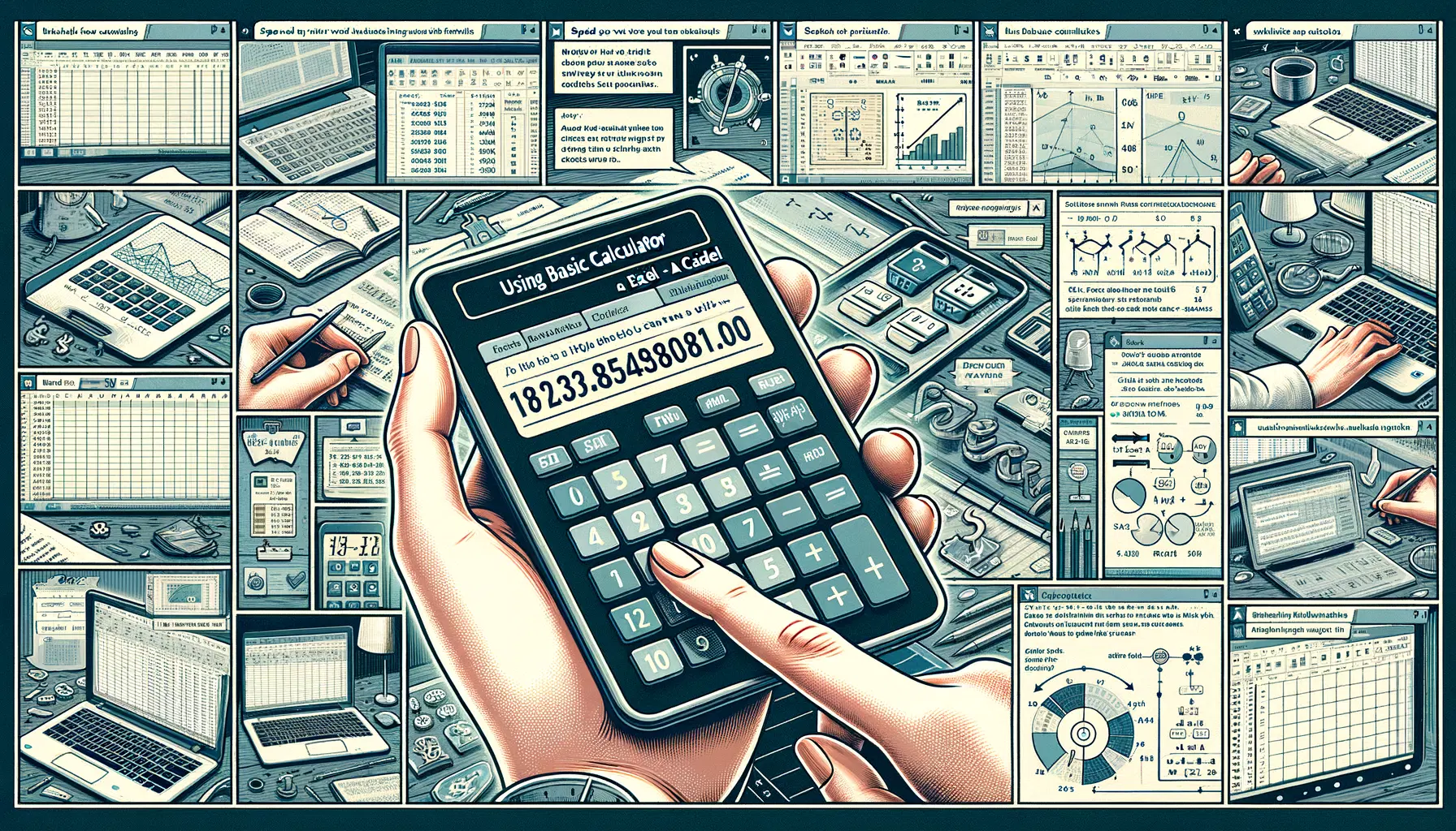 Excel'de Basit Hesap Makinesi Kullanımı