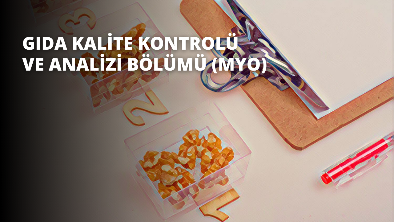 Gıda Kalite Kontrolü ve Analizi Bölümü (MYO)
