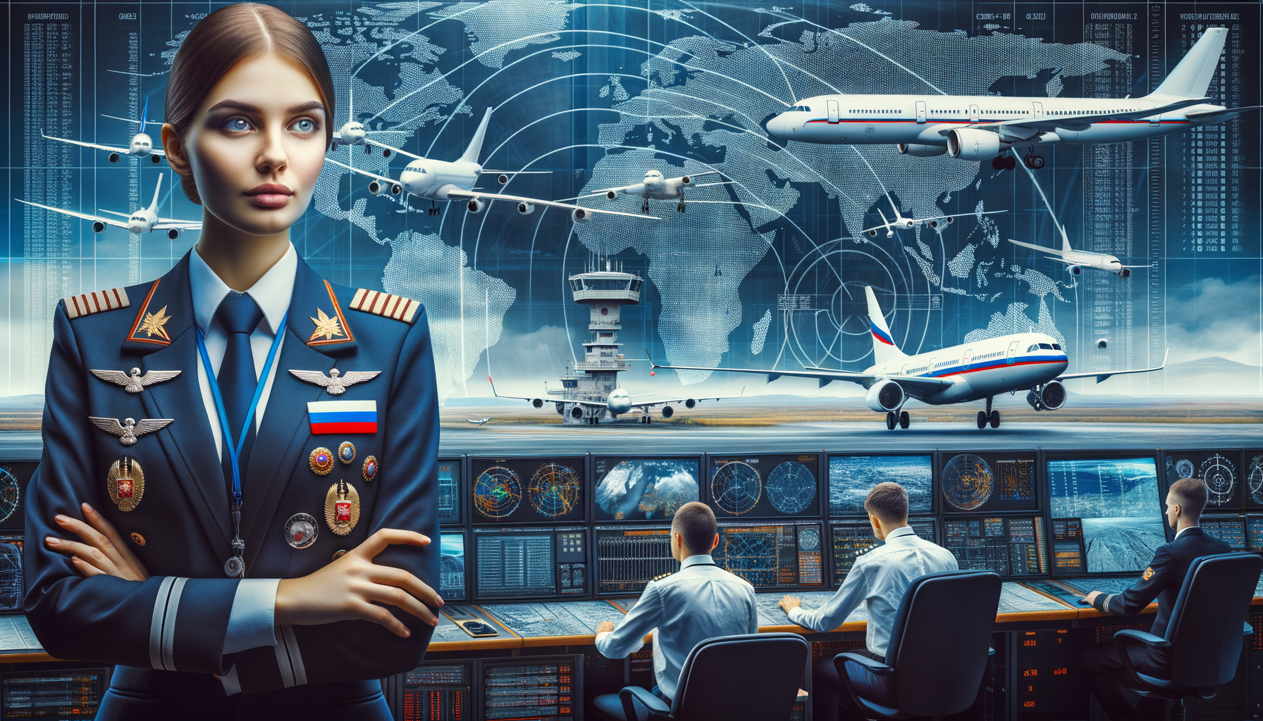 Havayolu İşletmeciliği Sektörü İçin Rusça Kelimeler