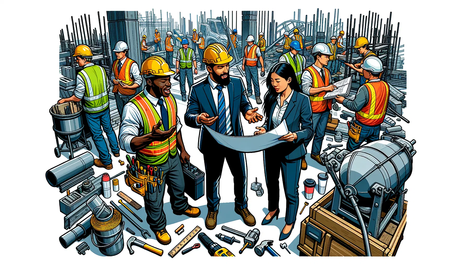 İnşaat İşçileri İçin Almanca Mesleki Konuşma İfadeleri