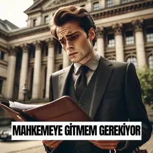 İşte aynı kişinin bu kez resmi kıyafetler giymiş ve bir adliye binasının dışında dururken çekilmiş görüntüsü. Ortam ve yüzlerindeki endişeli ifade, mahkemeye gitmeleri gerektiği bahanesiyle uyumlu.