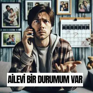 bir aile meselesiyle uğraşıyor gibi görünen görüntüsü. Ortam ve kişinin ifadesi, aile meselesi bahanesiyle örtüşüyor.