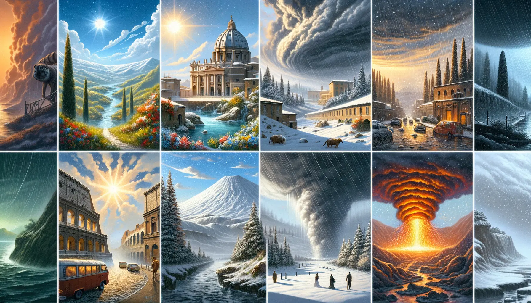 İtalyanca'da İklim ve Hava Durumu: Doğal Olaylar Terimleri