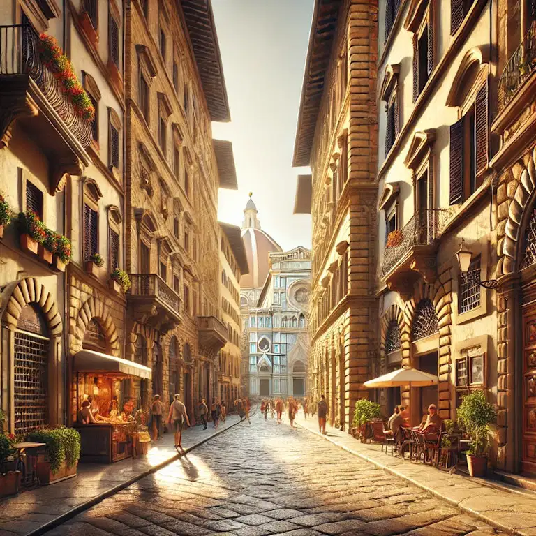 Floransa'da yürürken çektiğim bir fotoğraf.