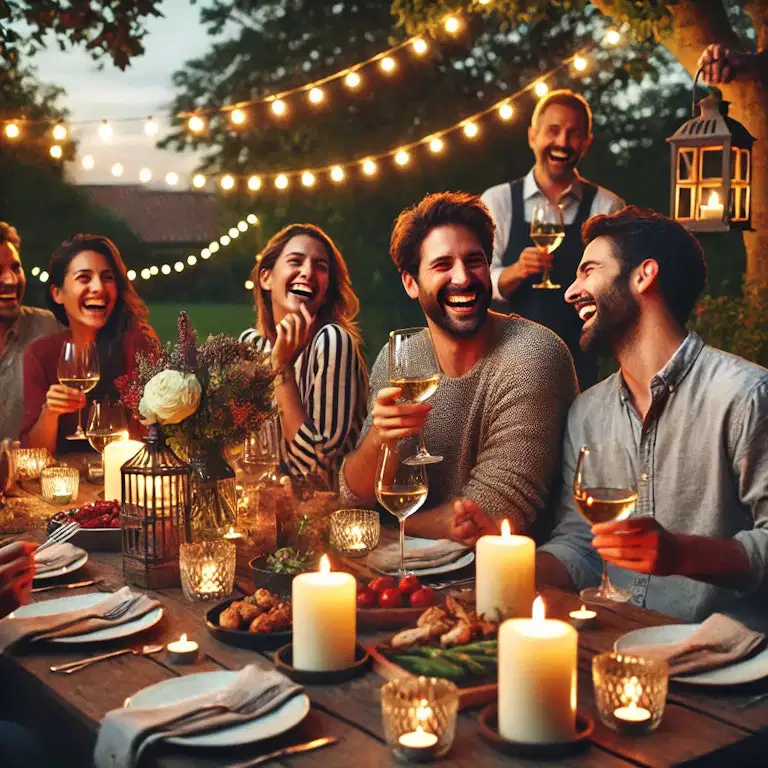 Yeni arkadaşlarımla unutulmaz bir akşam.