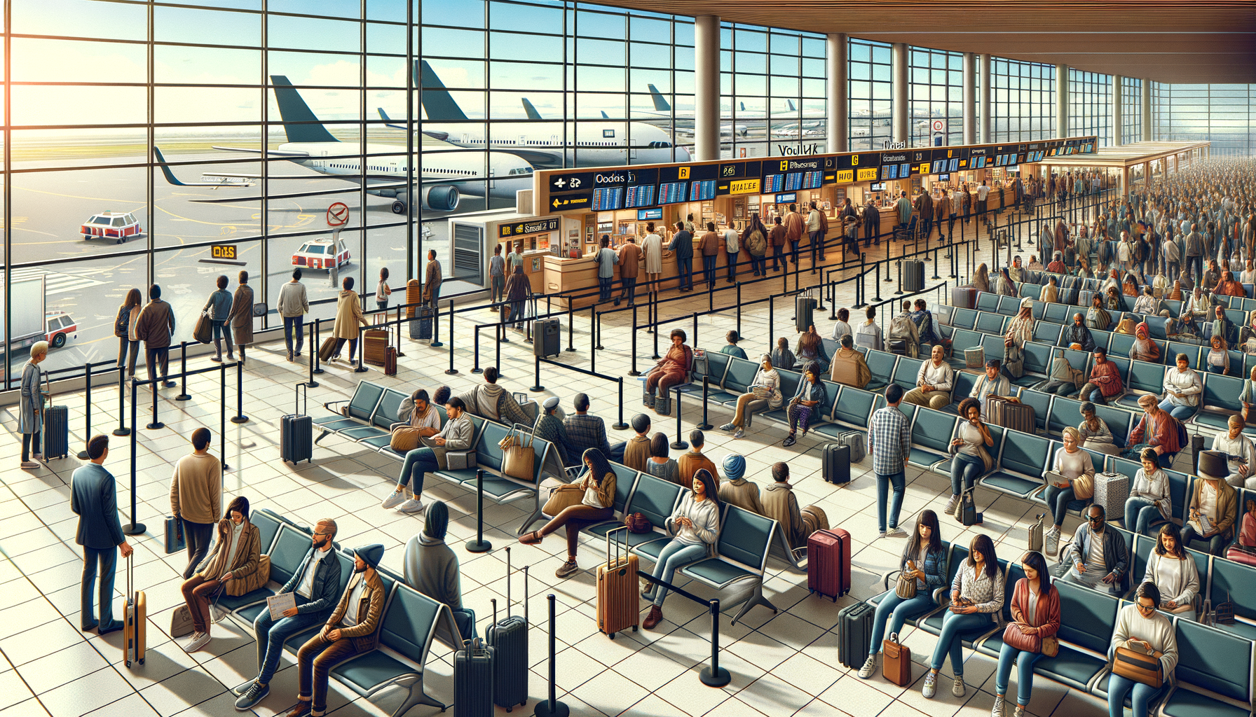 Korece ile Havaalanında Geçirilen Vakit