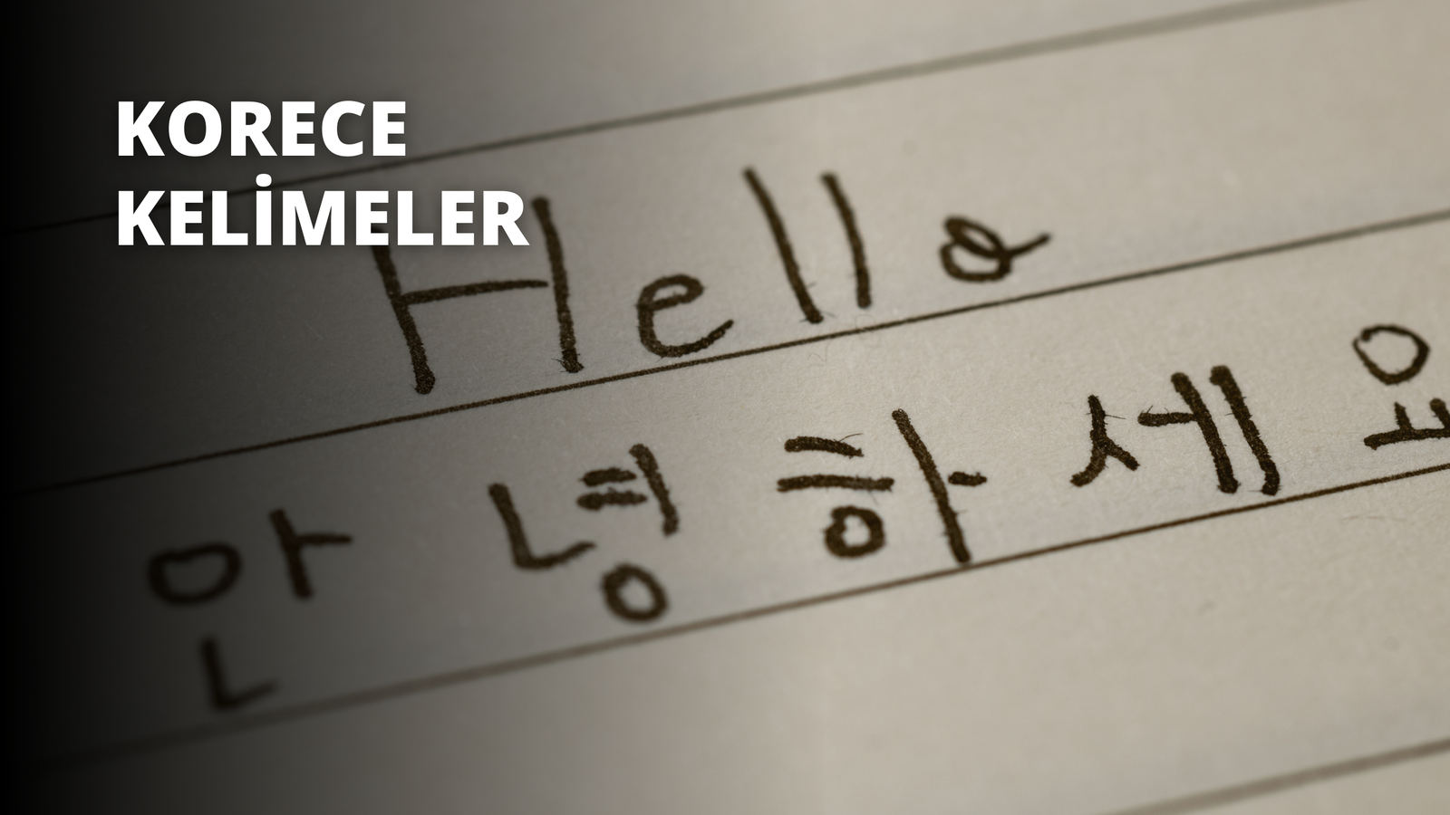 Korece Kelimeler Nelerdir?