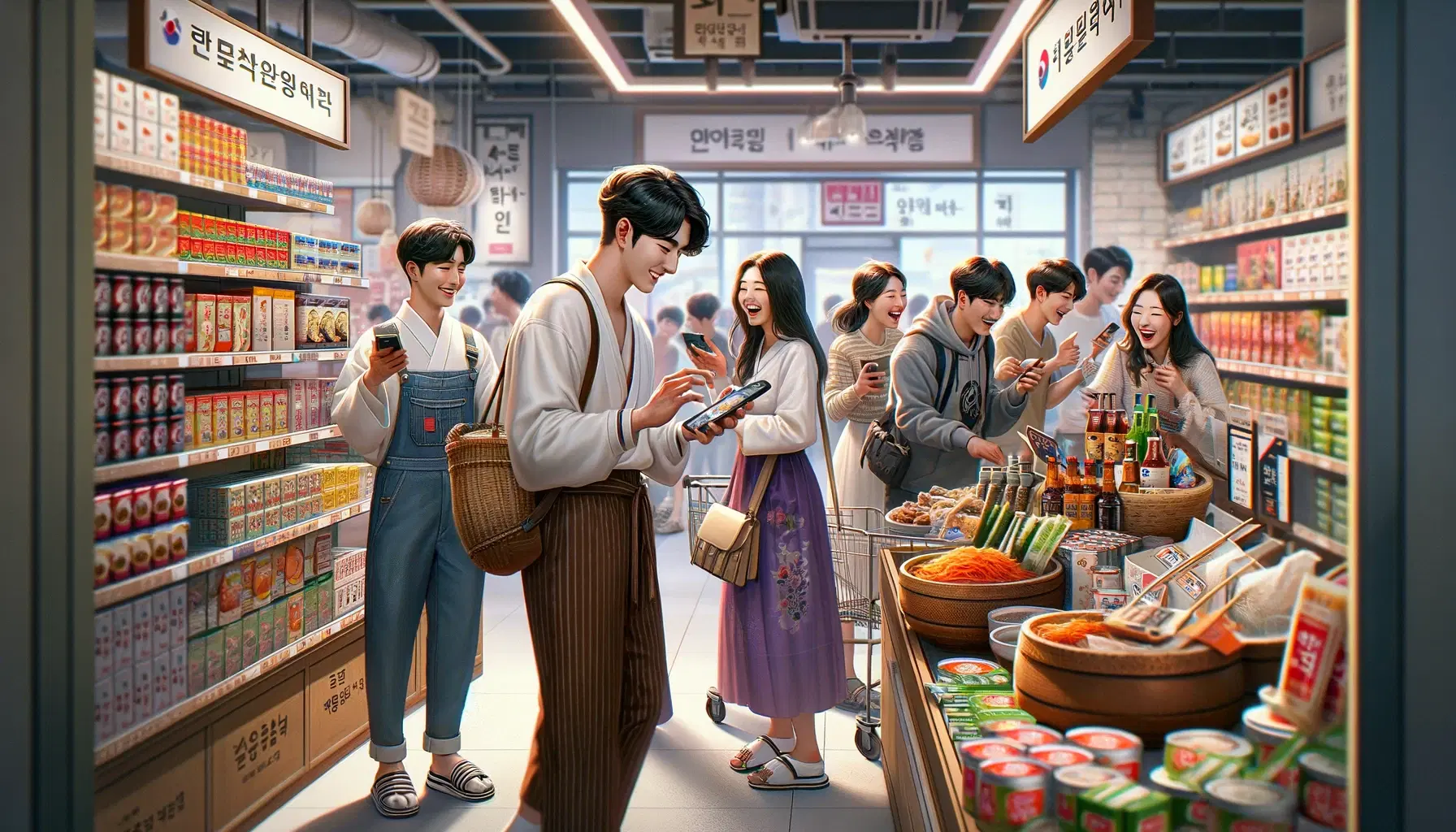 Korece'de Süpermarket Alışverişi: Pratik İfadeler