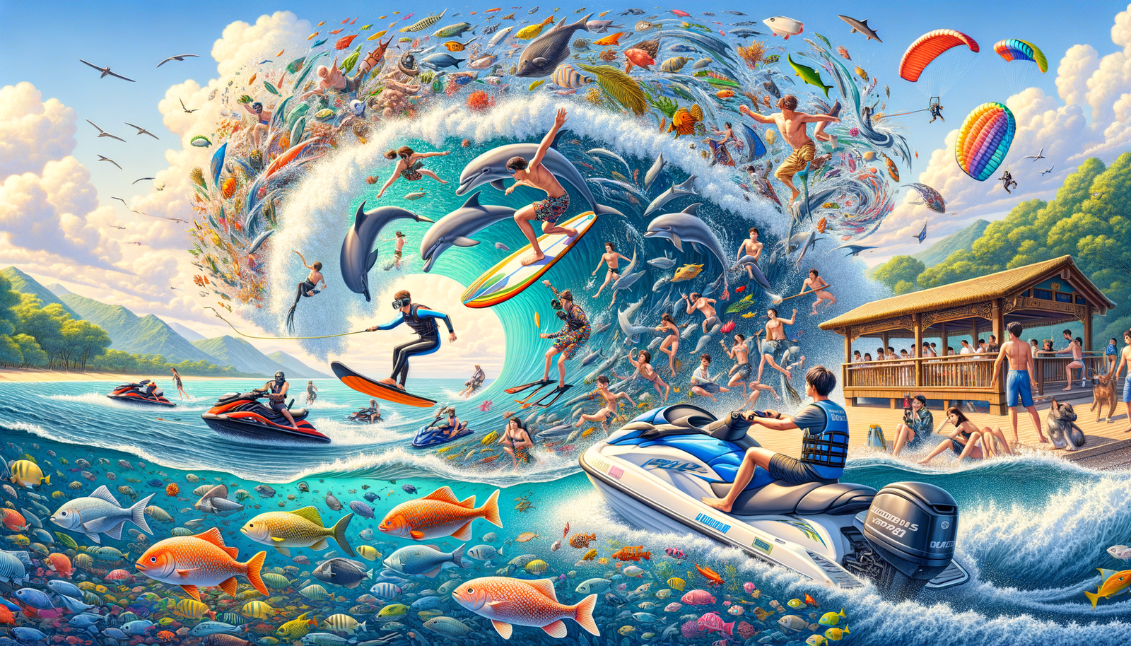 Korece'de Su Sporları ve Deniz Aktiviteleri