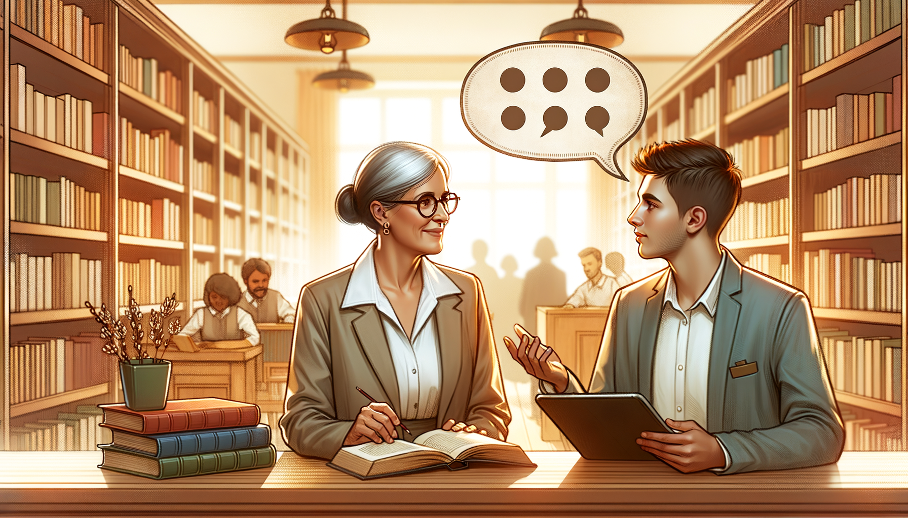 Kütüphaneciler İçin Almanca Mesleki Konuşma İfadeleri