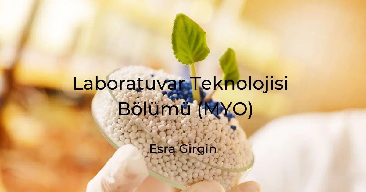 Laboratuvar Teknolojisi Bölümü (MYO)