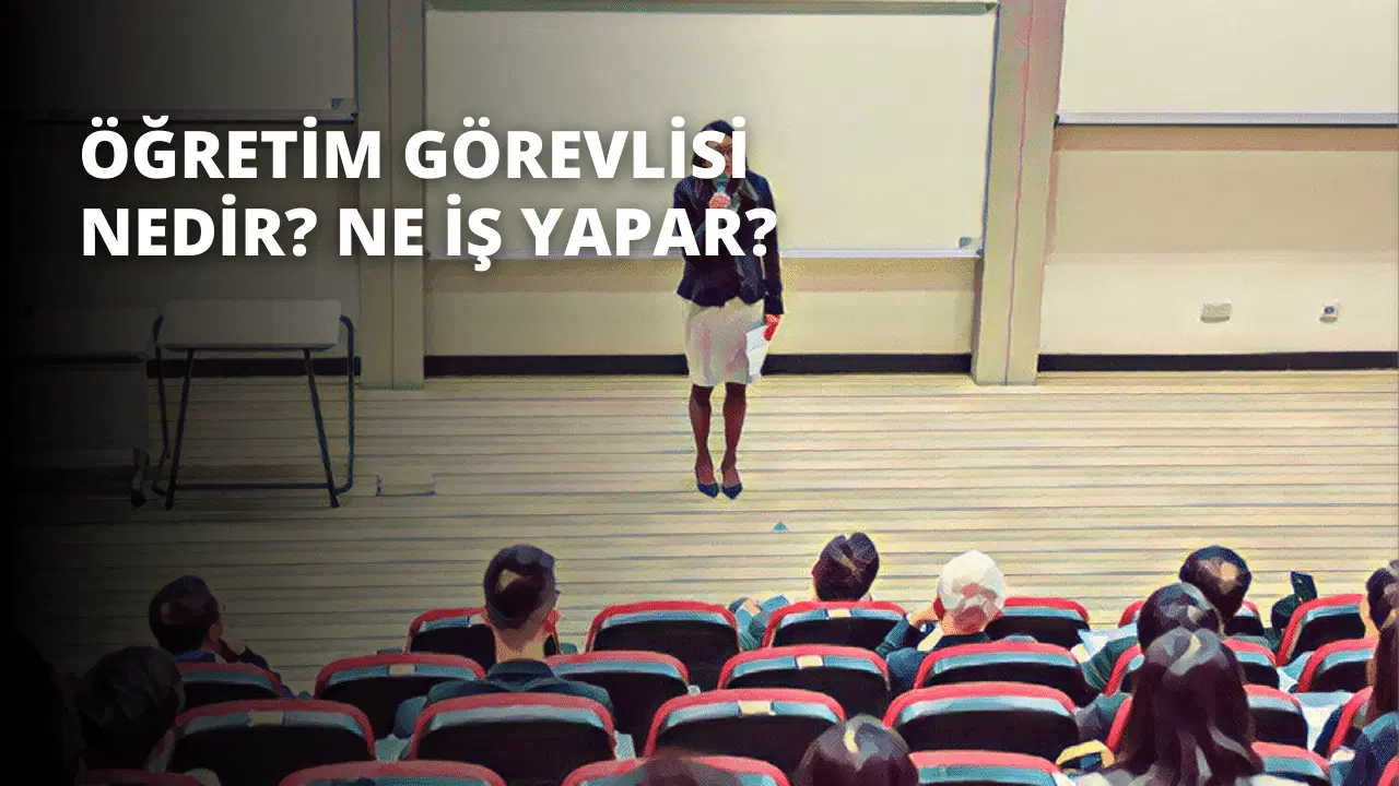 Öğretim Görevlisi Nedir? Ne İş Yapar?