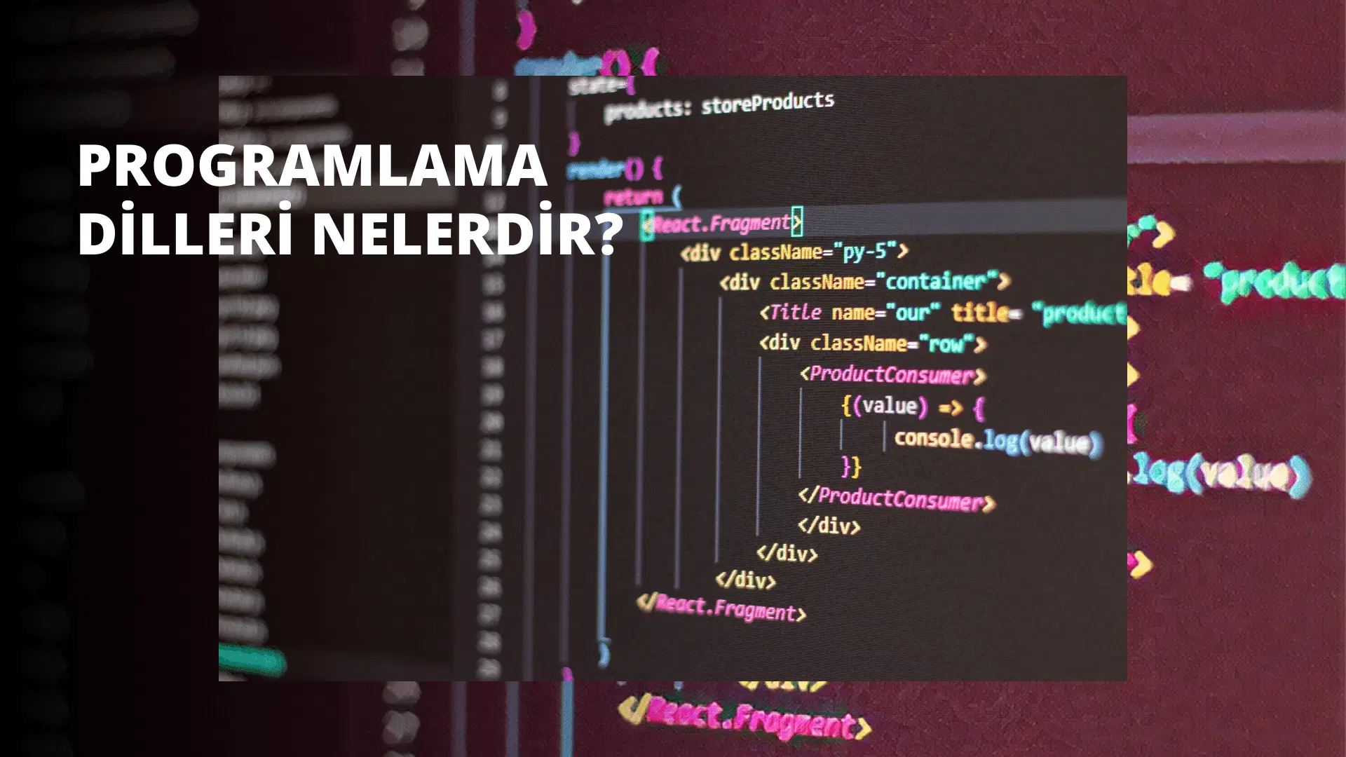 Programlama Dilleri Nelerdir?