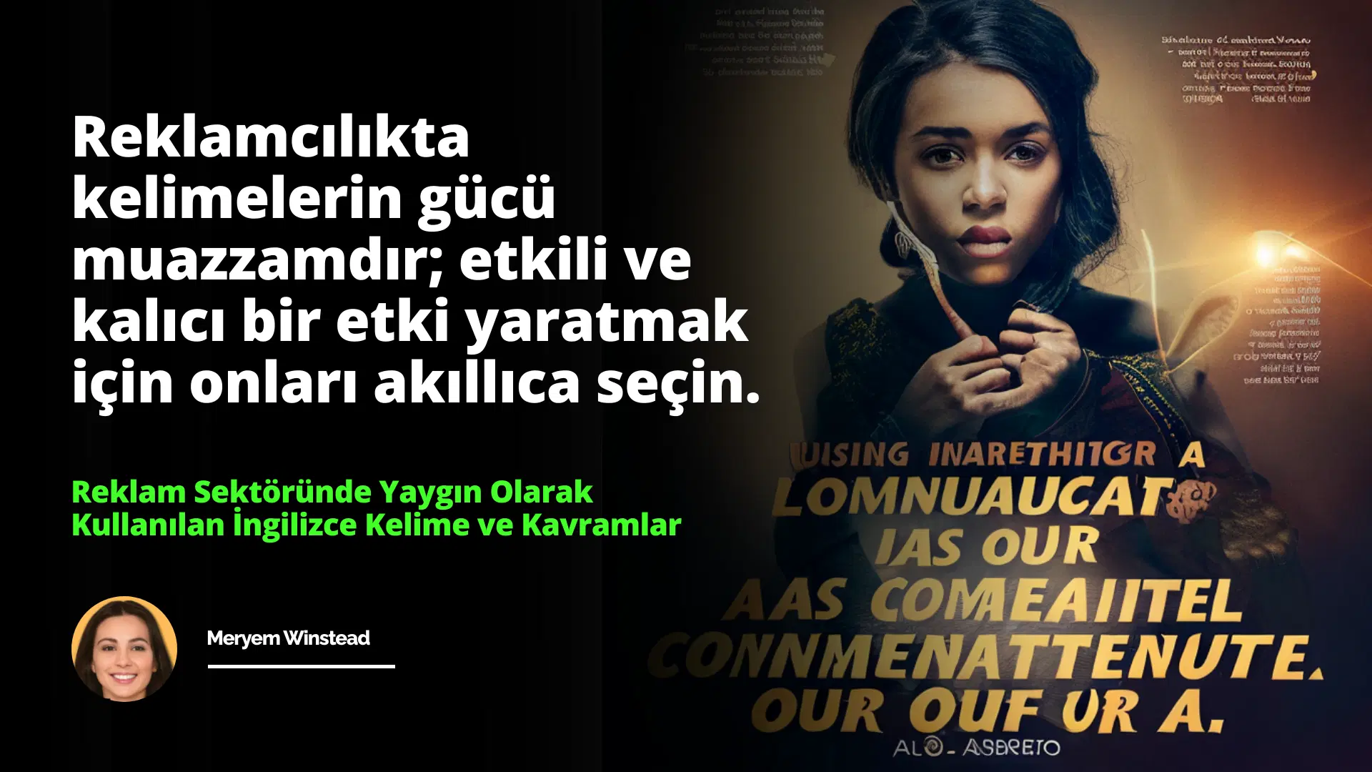 Reklam Sektöründe Yaygın Olarak Kullanılan İngilizce Kelime ve Kavramlar