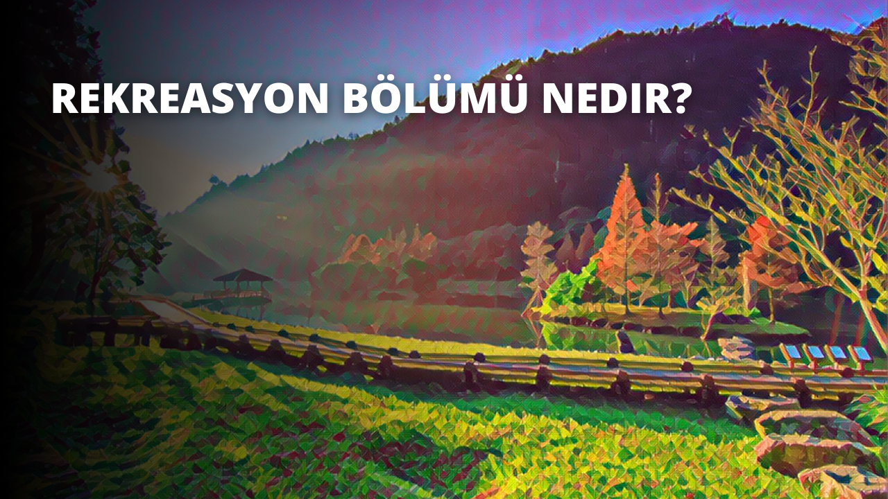 Rekreasyon Bölümü Nedir?