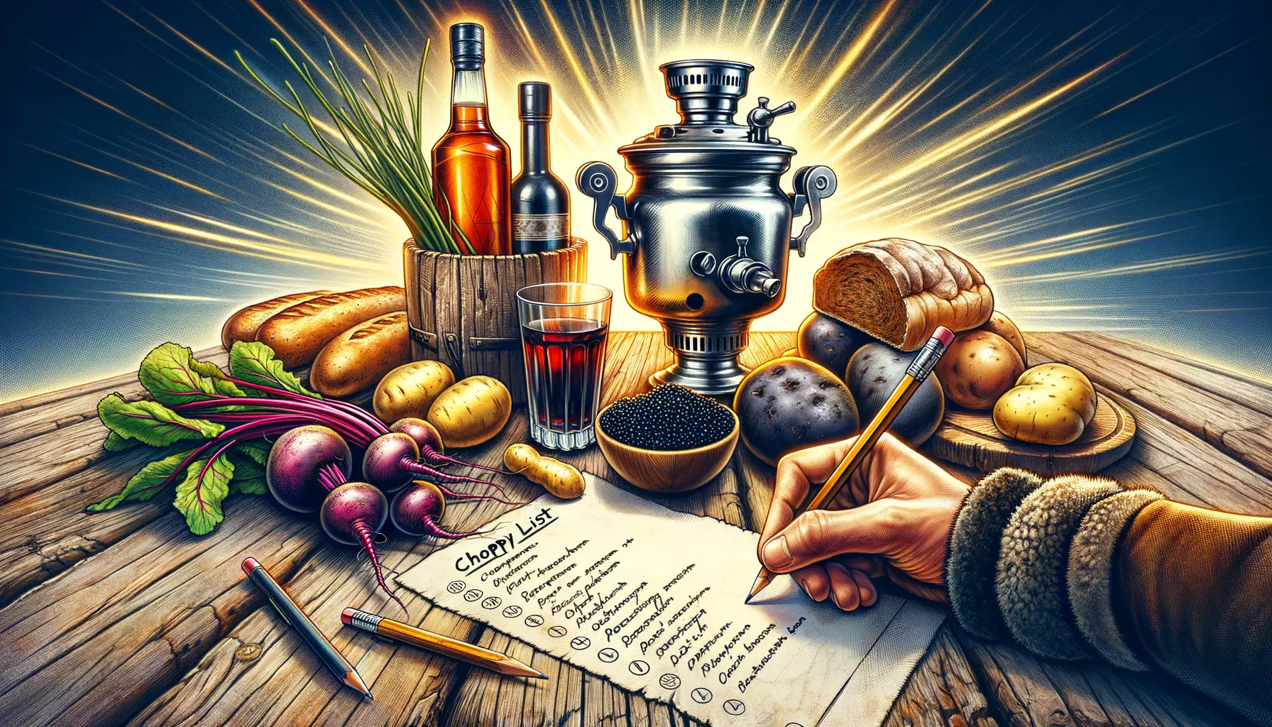 Rusça Cümleler: Alışveriş Listesi Hazırlama