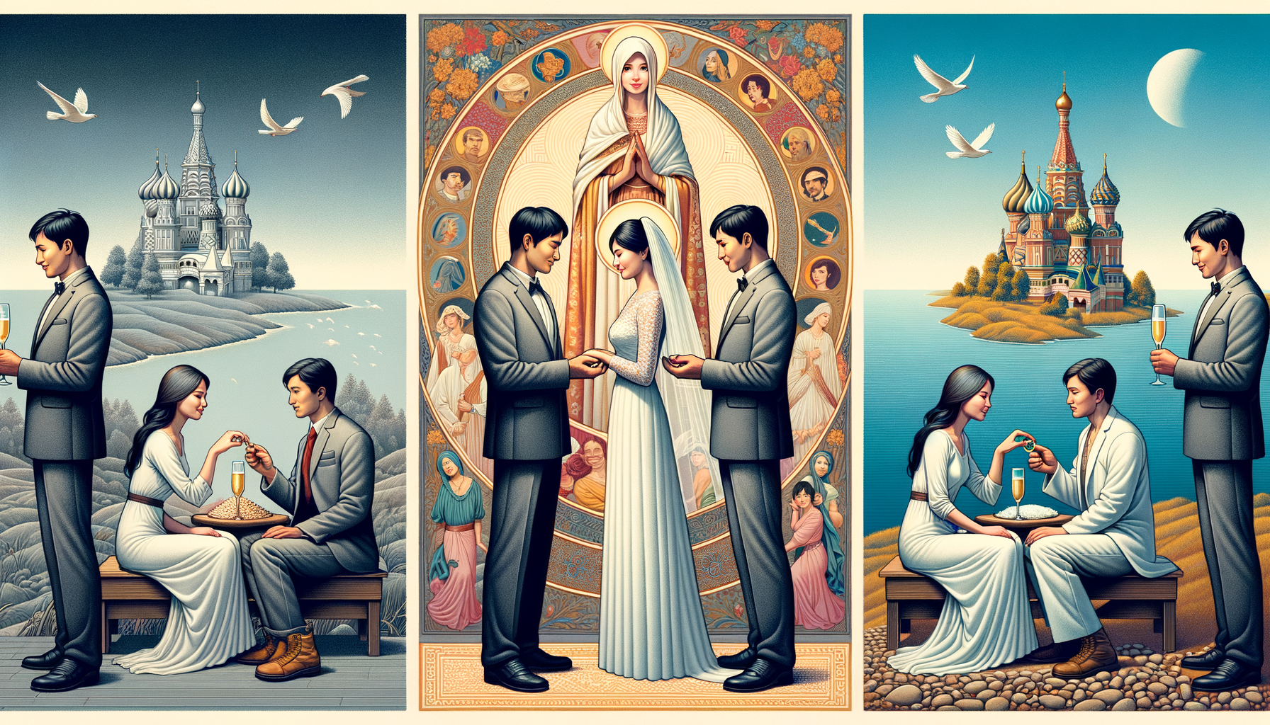 Rusça Evlilik Terimleri: Nişan, Düğün ve Balayı