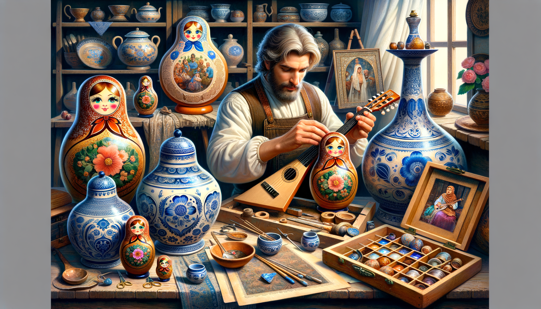 Rusça Geleneksel Sanat ve El Sanatları Hakkında Konuşmak