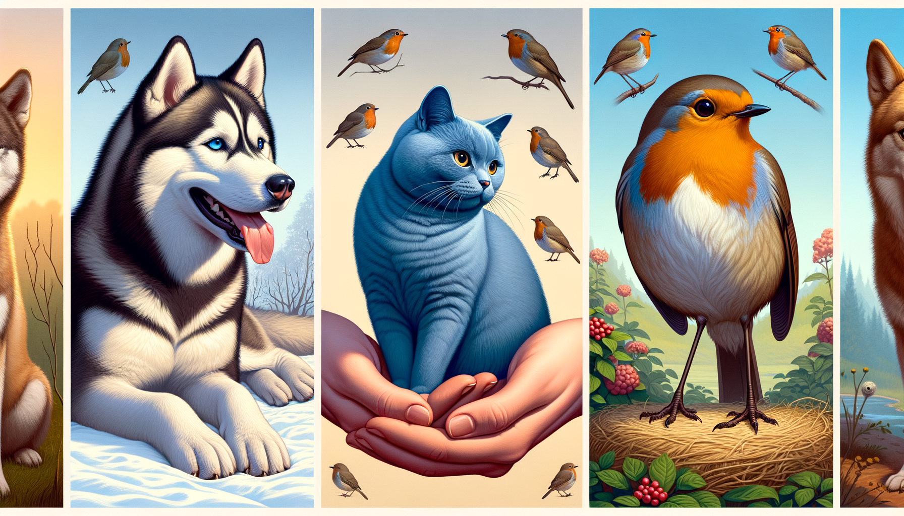 Rusça Hayvan İsimleri: Köpek, Kedi ve Kuş