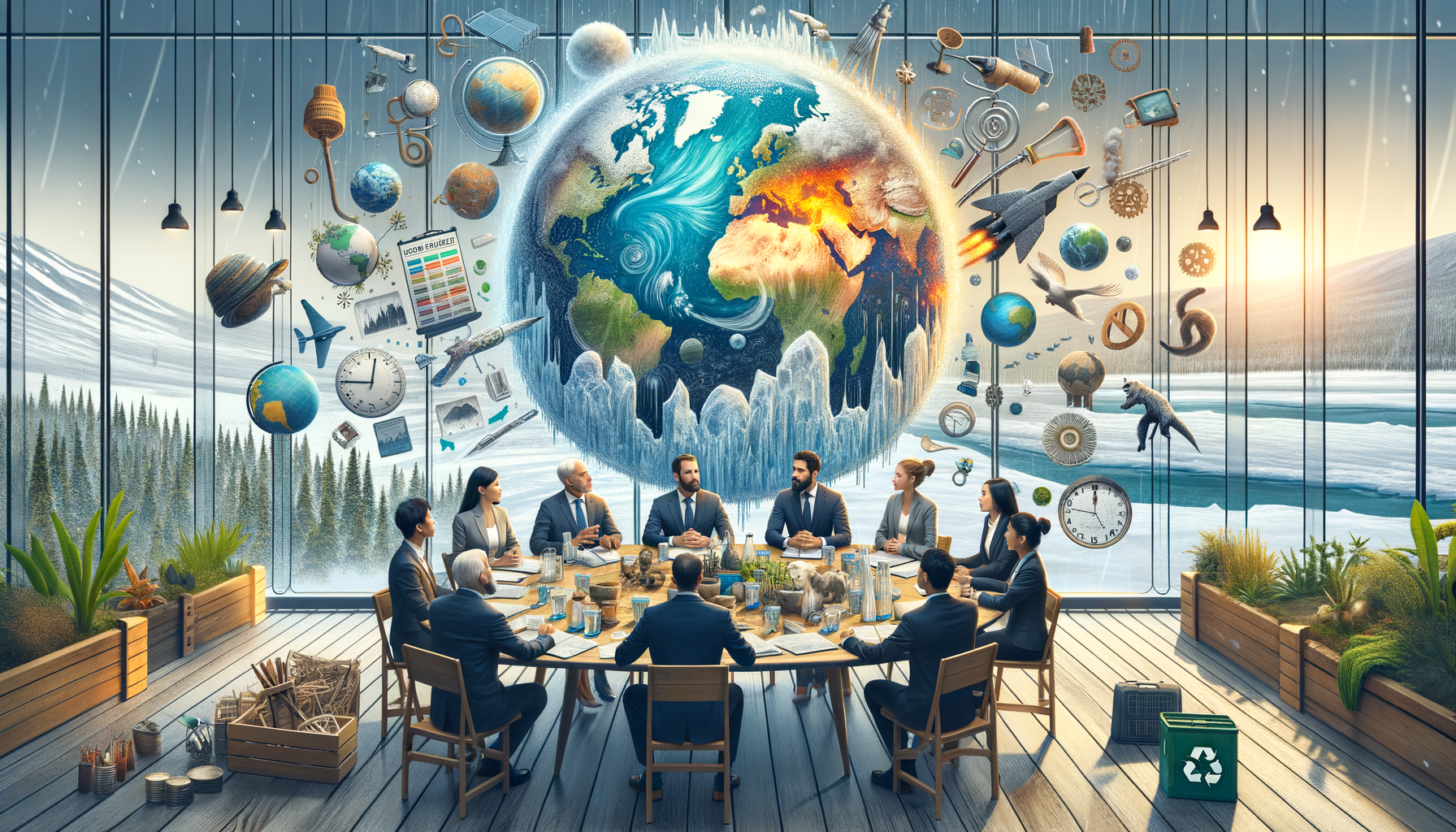 Rusça İklim Değişikliği ve Çevre Konuları Hakkında Konuşmak