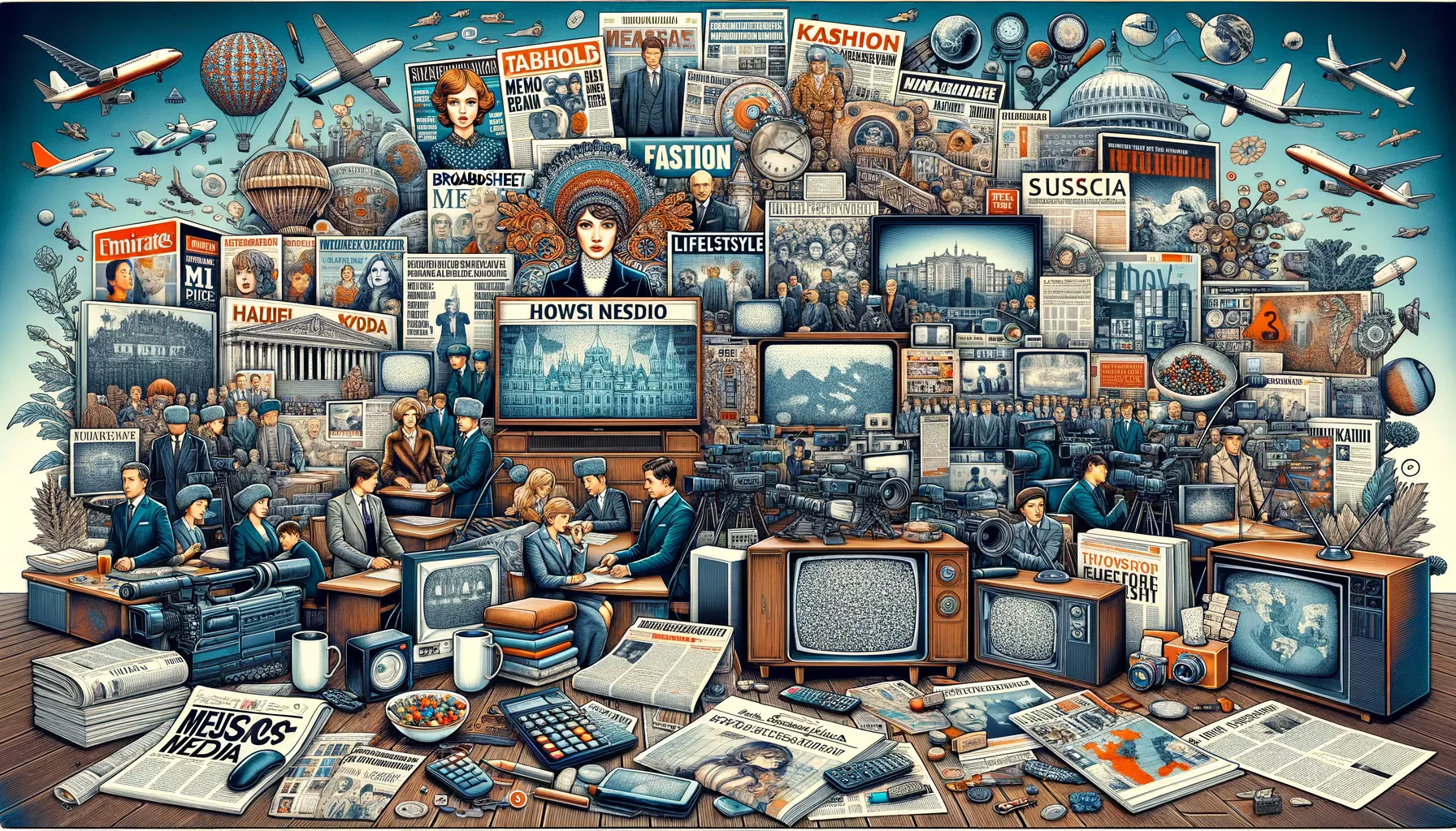 Rusça Medya Terimleri: Gazete, Dergi ve Televizyon