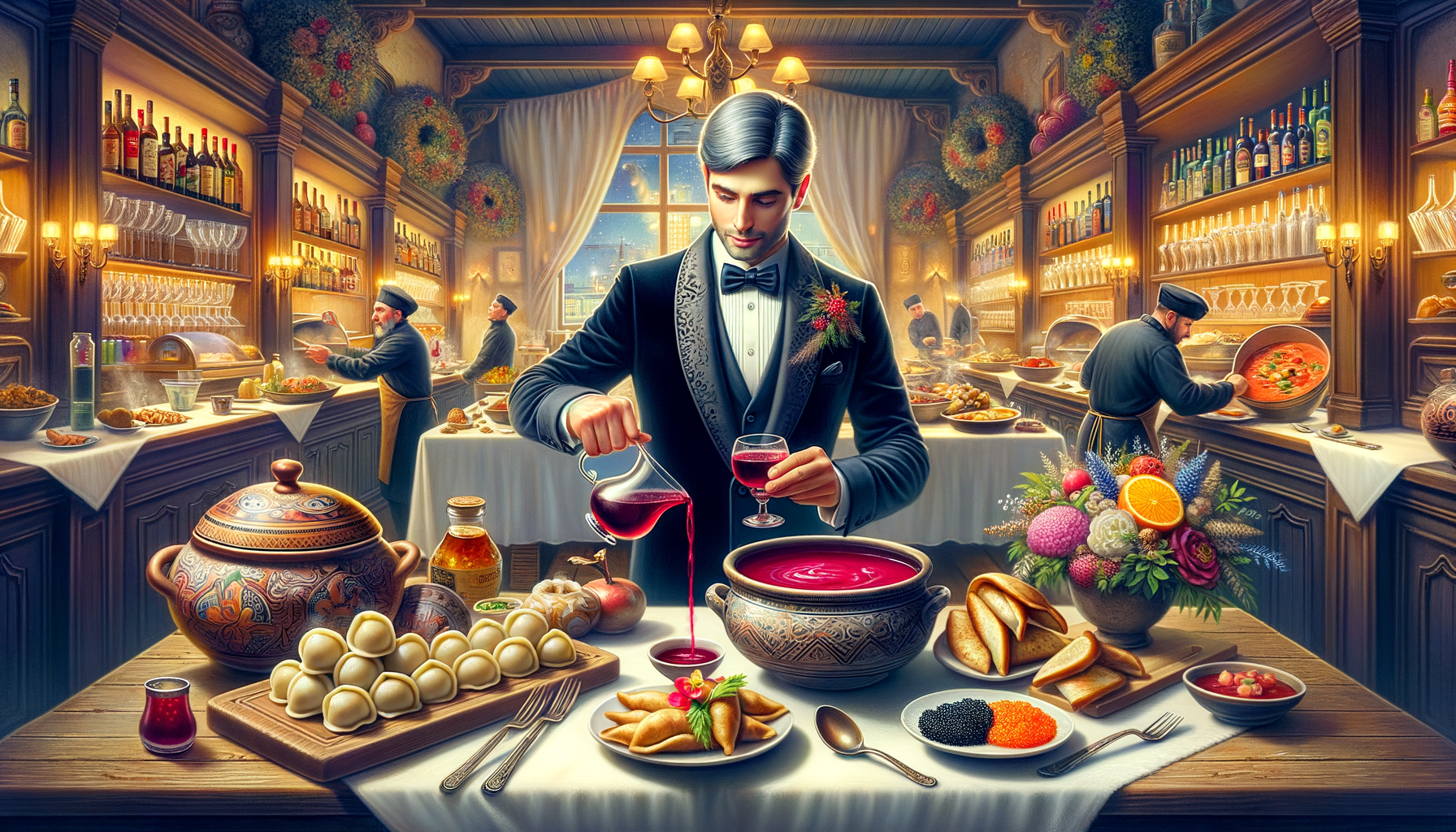 Rusça Restoran Terimleri: İçecekler ve Yemek Önerileri